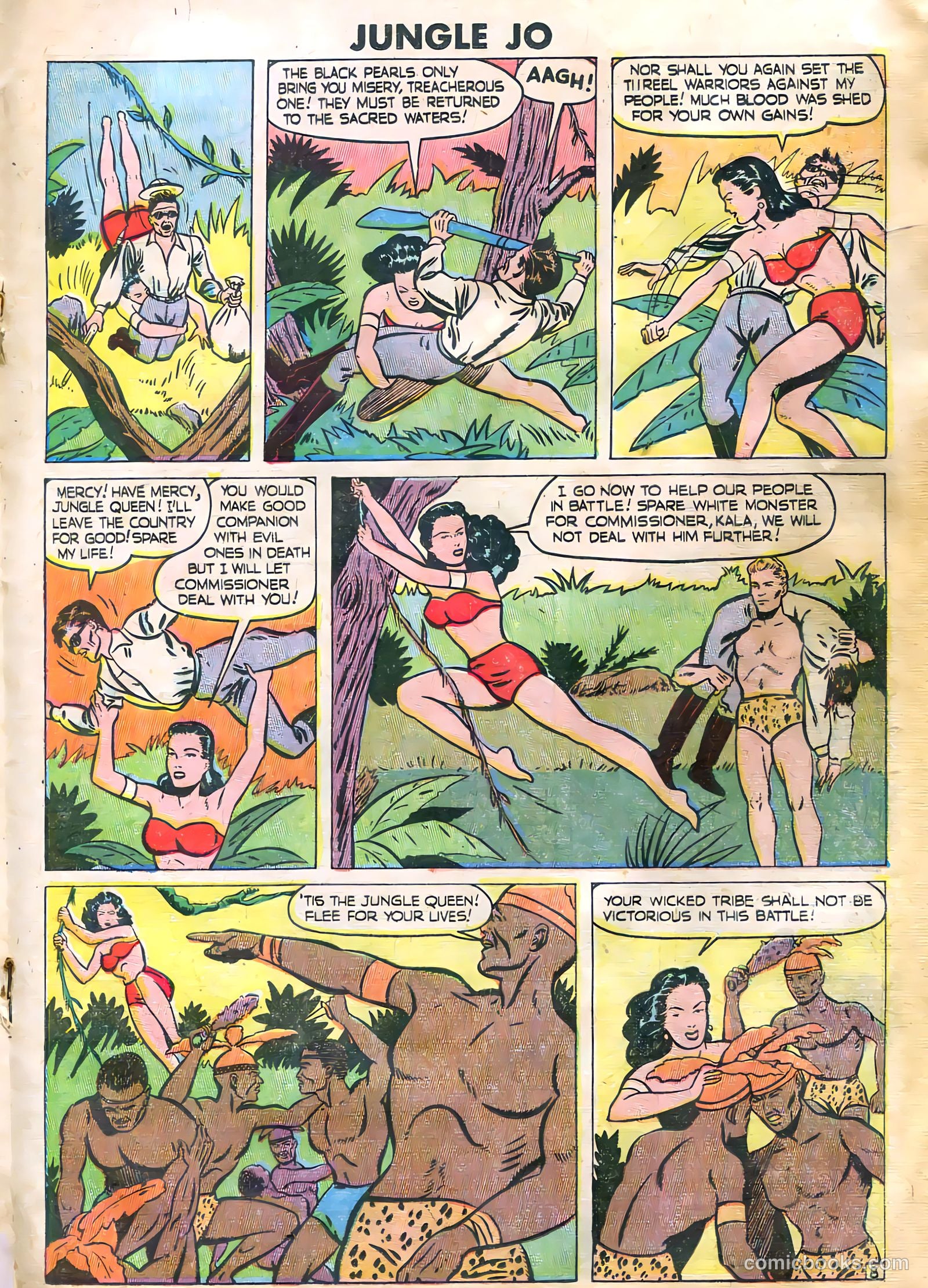 Jungle Jo #1 (1950) — page 19 of 36