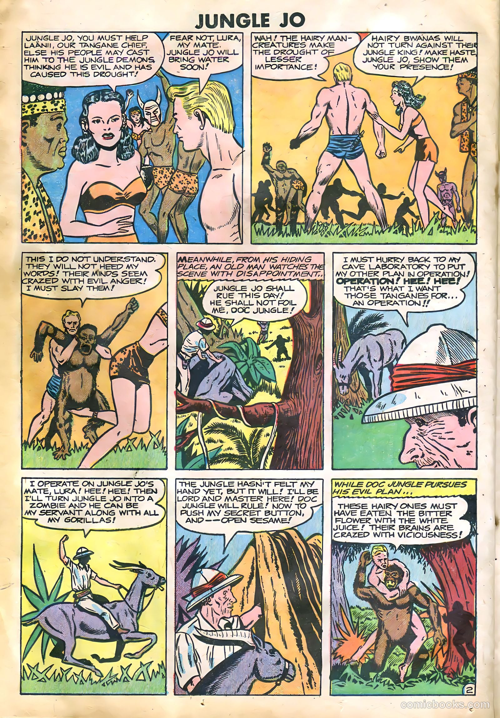 Jungle Jo #1 (1950) — page 24 of 36