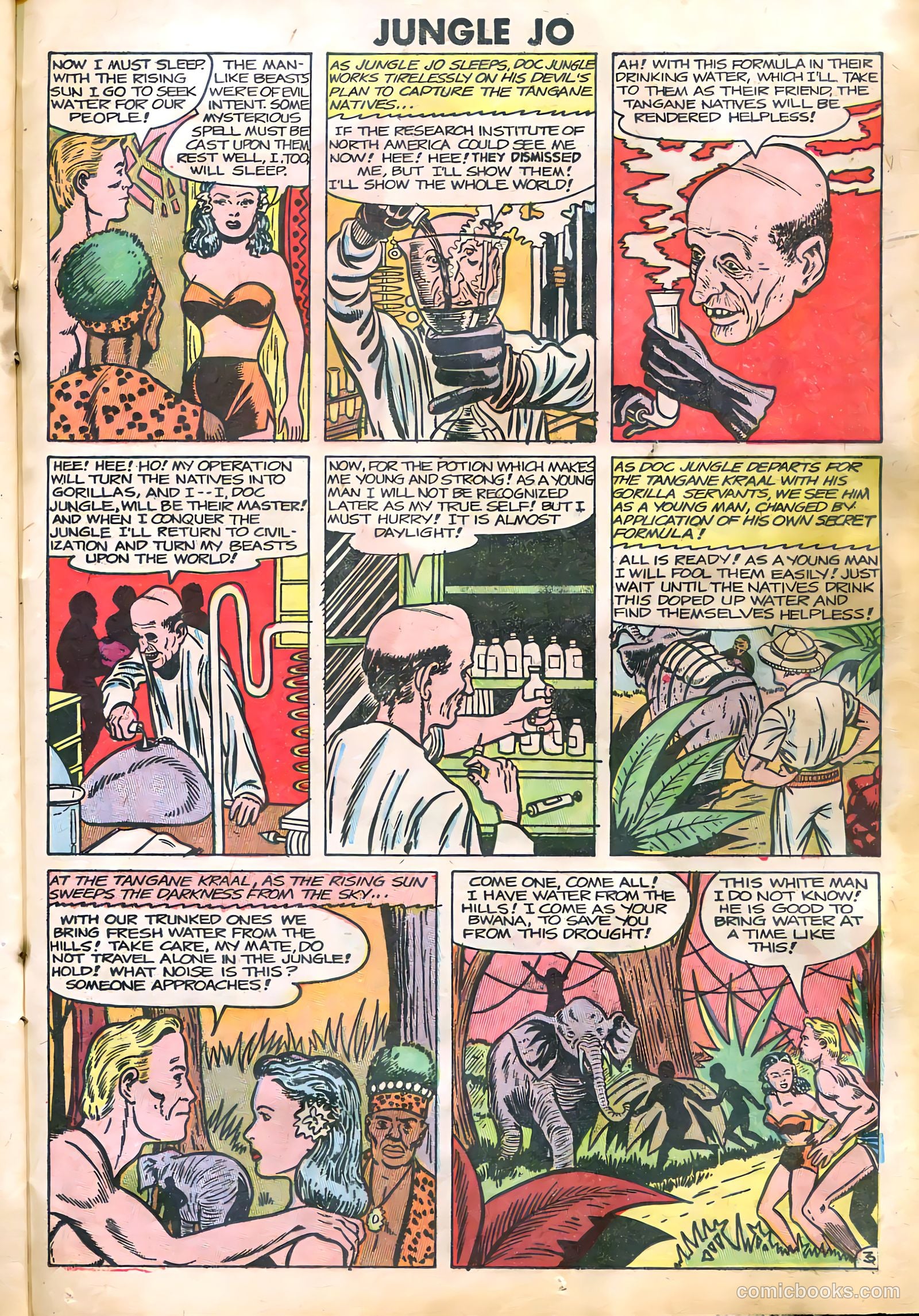 Jungle Jo #1 (1950) — page 25 of 36