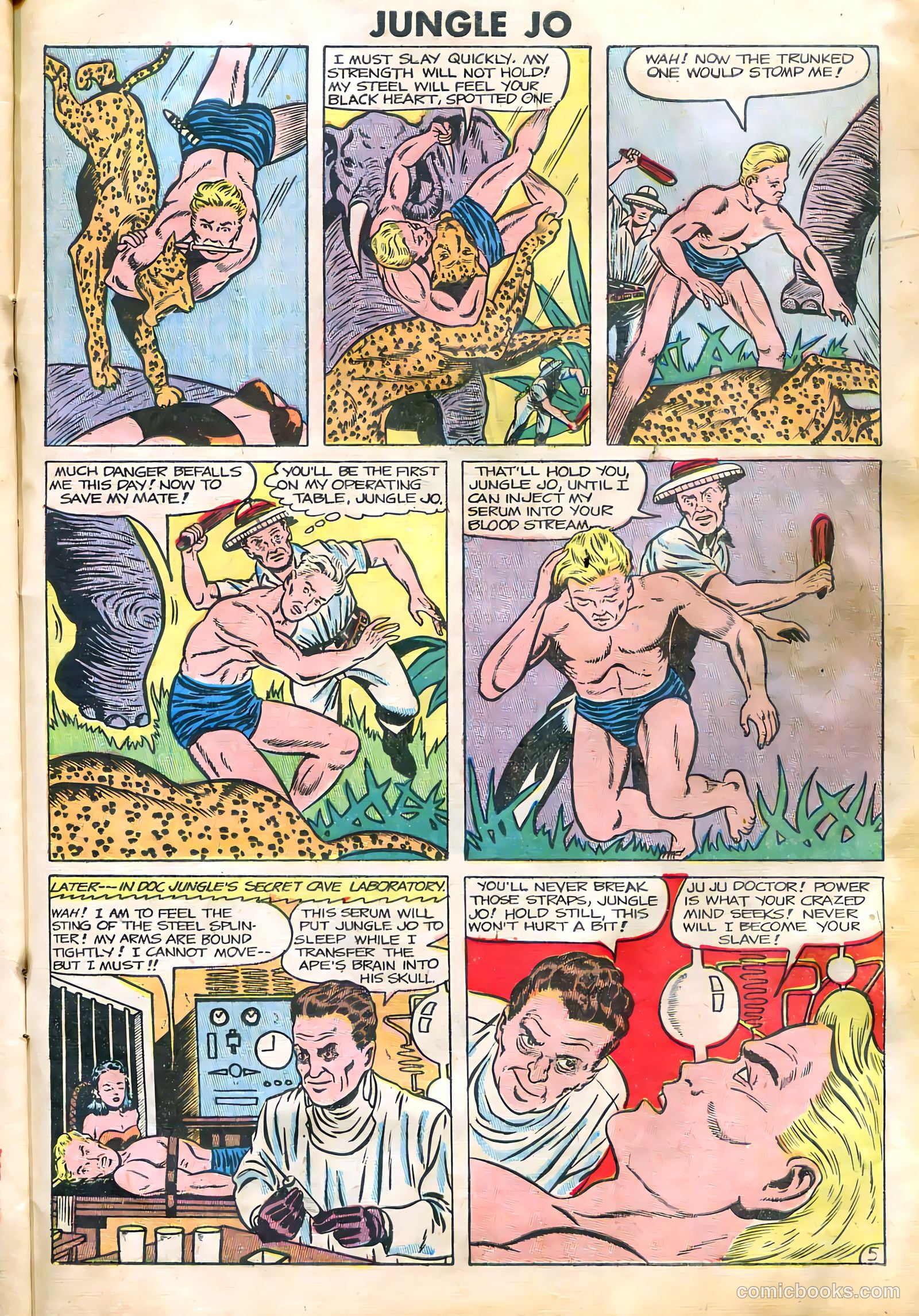 Jungle Jo #1 (1950) — page 27 of 36
