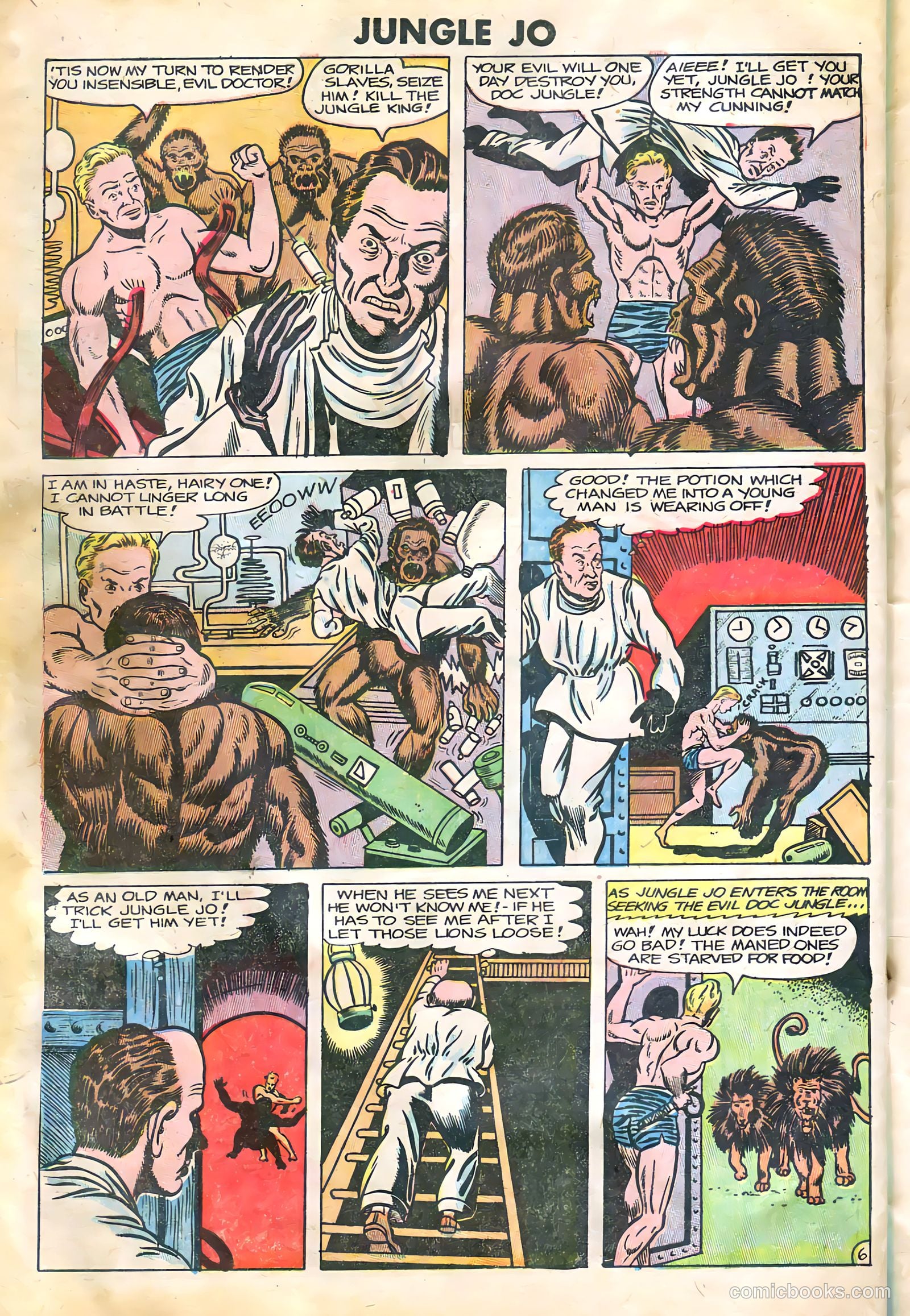 Jungle Jo #1 (1950) — page 28 of 36