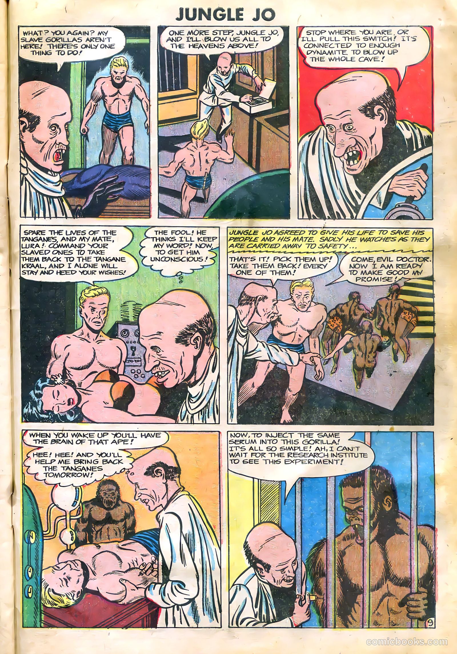 Jungle Jo #1 (1950) — page 31 of 36