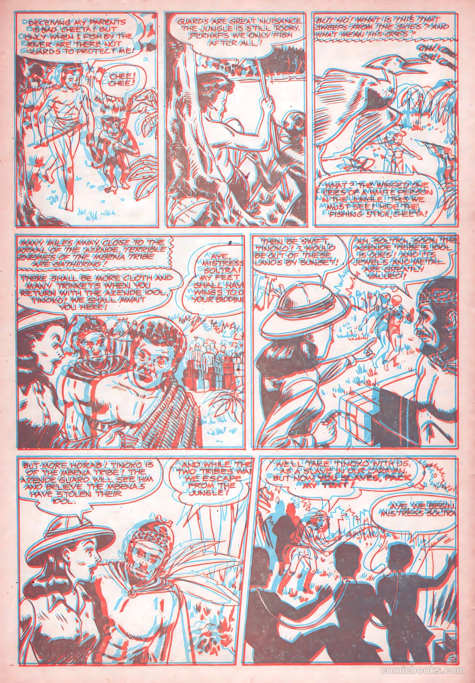 Jungle Thrills 3-D #1 (1953) — page 4 of 36