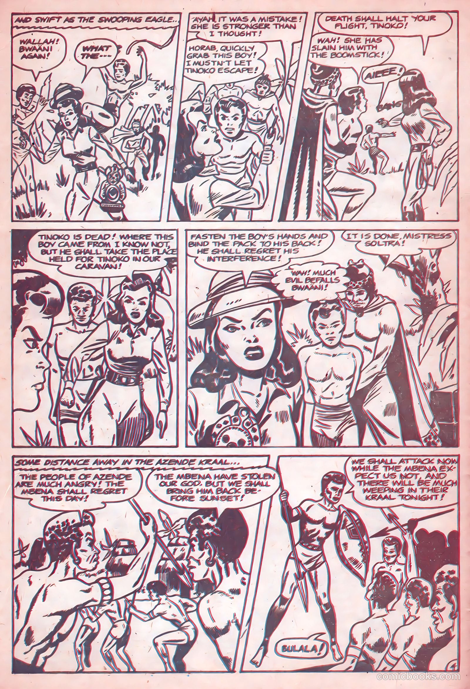 Jungle Thrills 3-D #1 (1953) — page 6 of 36