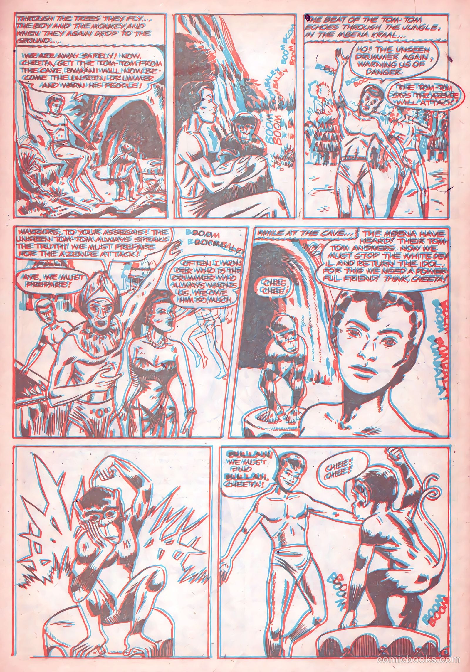 Jungle Thrills 3-D #1 (1953) — page 8 of 36