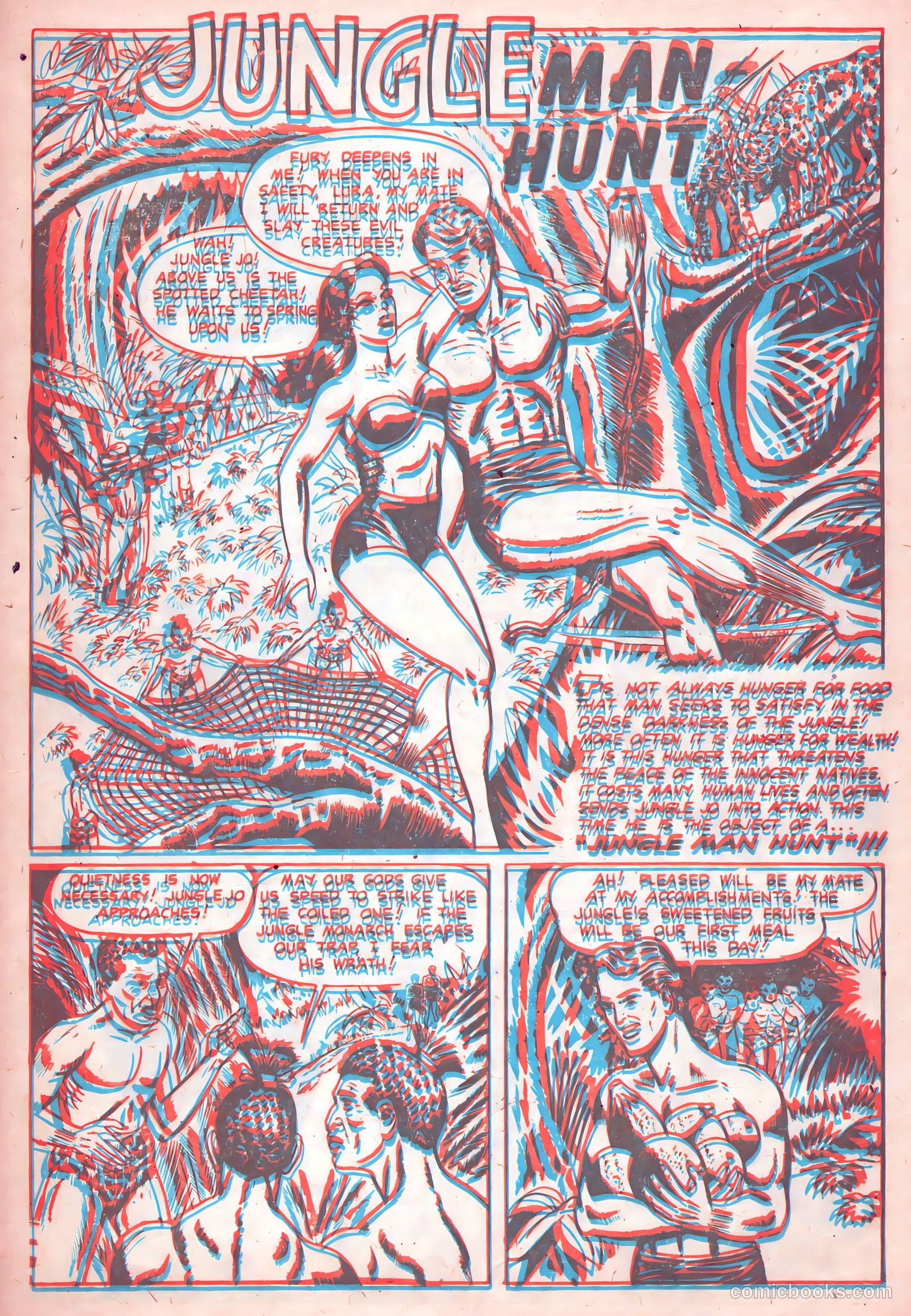 Jungle Thrills 3-D #1 (1953) — page 12 of 36