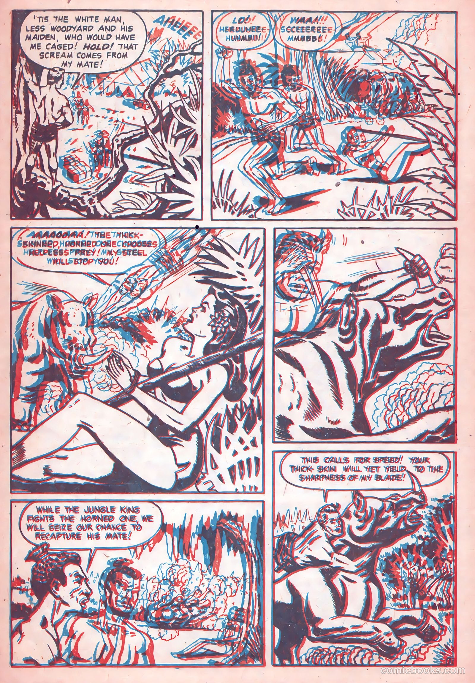 Jungle Thrills 3-D #1 (1953) — page 14 of 36