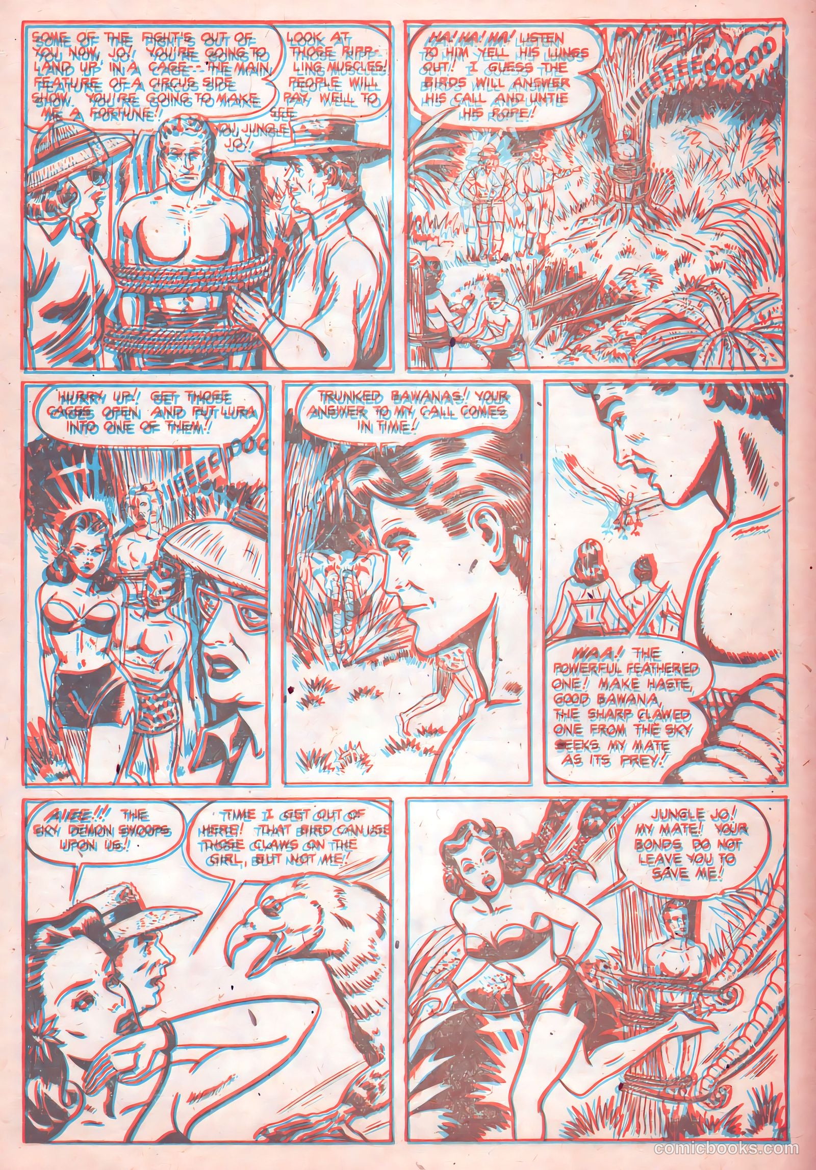 Jungle Thrills 3-D #1 (1953) — page 17 of 36