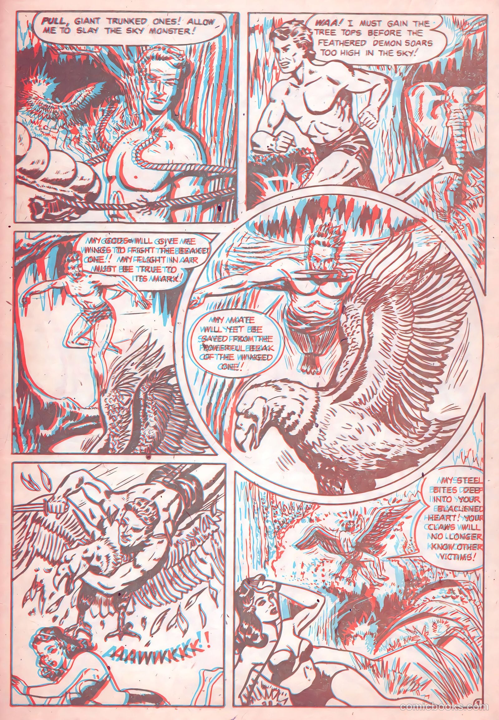 Jungle Thrills 3-D #1 (1953) — page 18 of 36