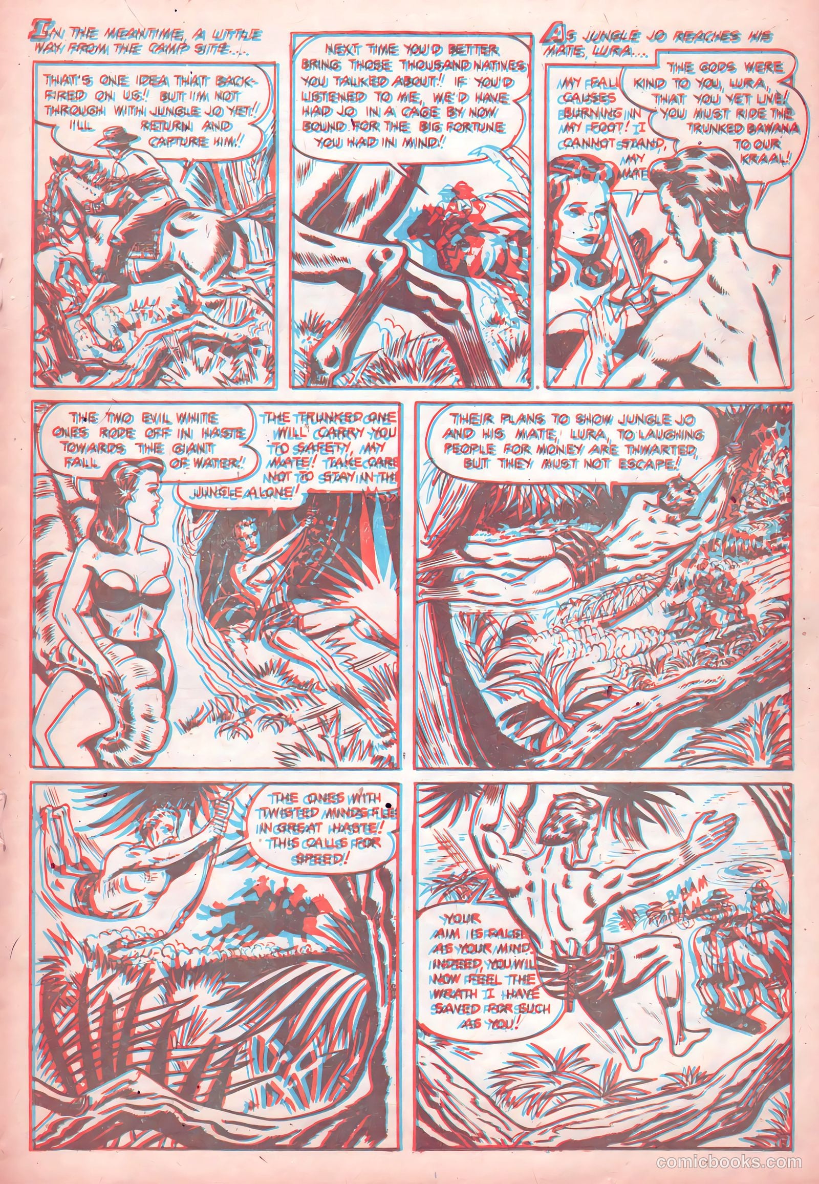 Jungle Thrills 3-D #1 (1953) — page 19 of 36