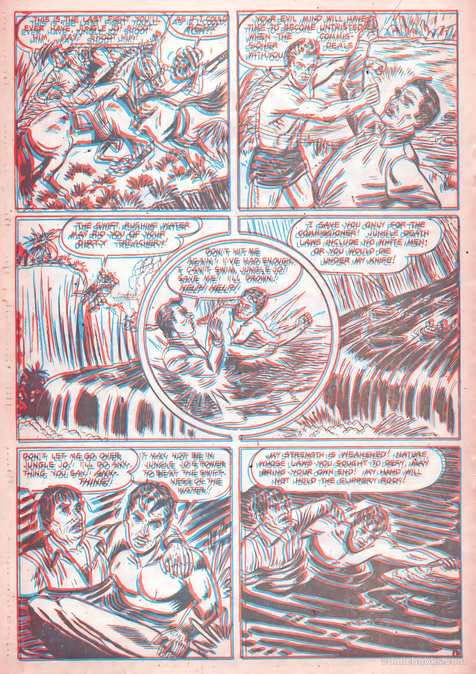 Jungle Thrills 3-D #1 (1953) — page 20 of 36