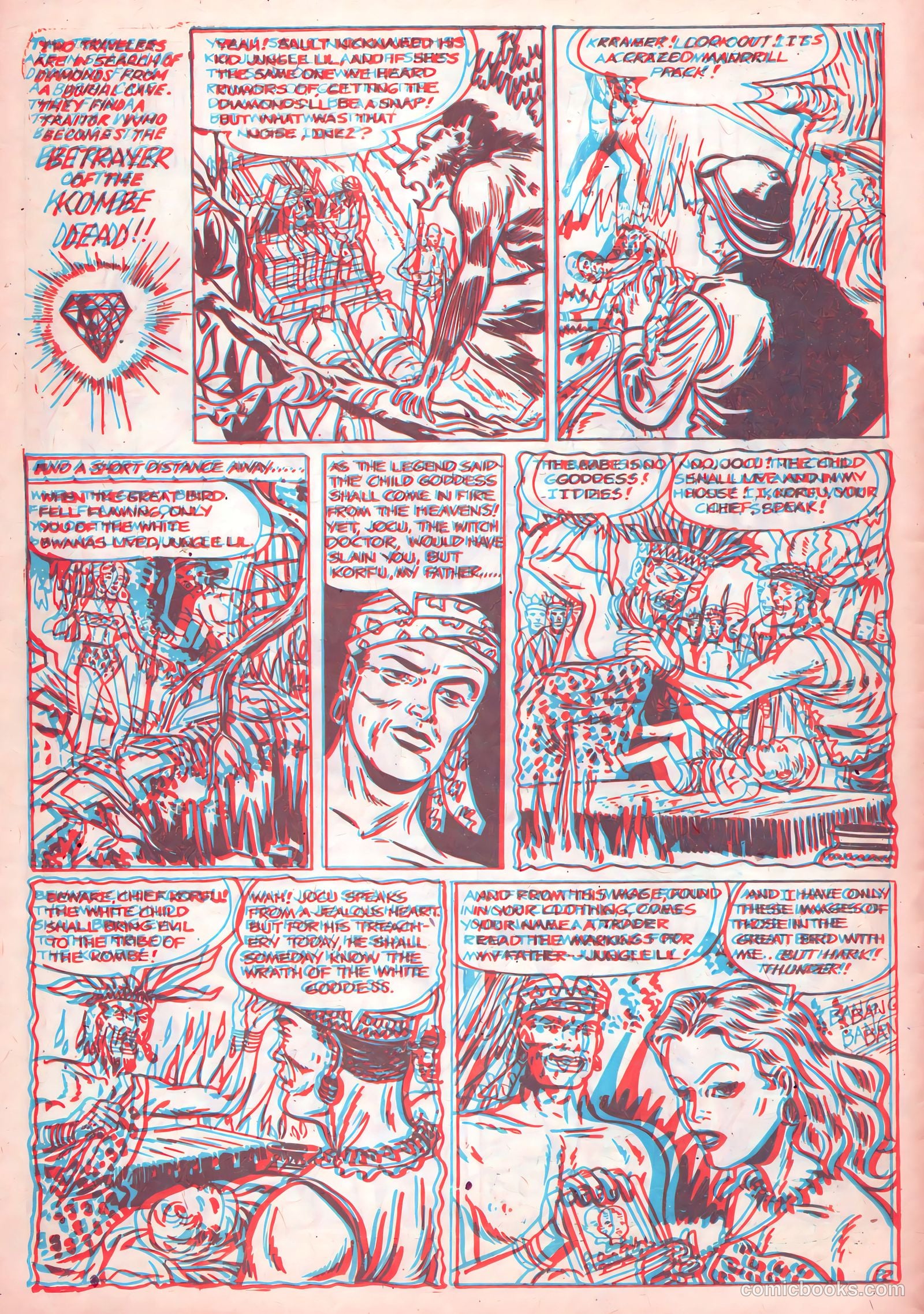 Jungle Thrills 3-D #1 (1953) — page 26 of 36