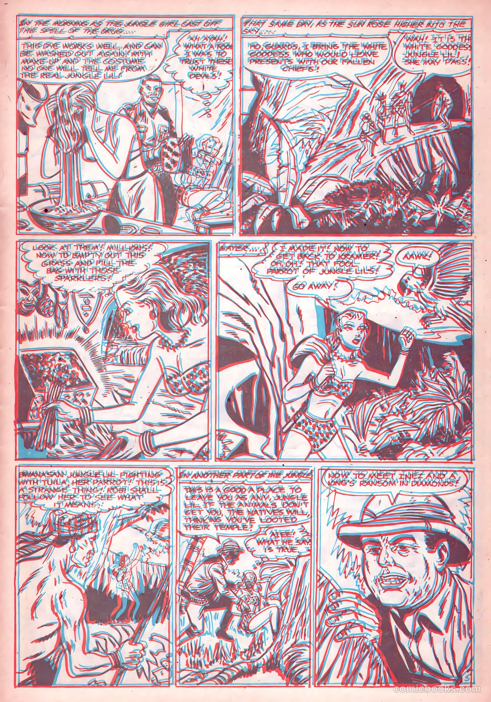 Jungle Thrills 3-D #1 (1953) — page 29 of 36
