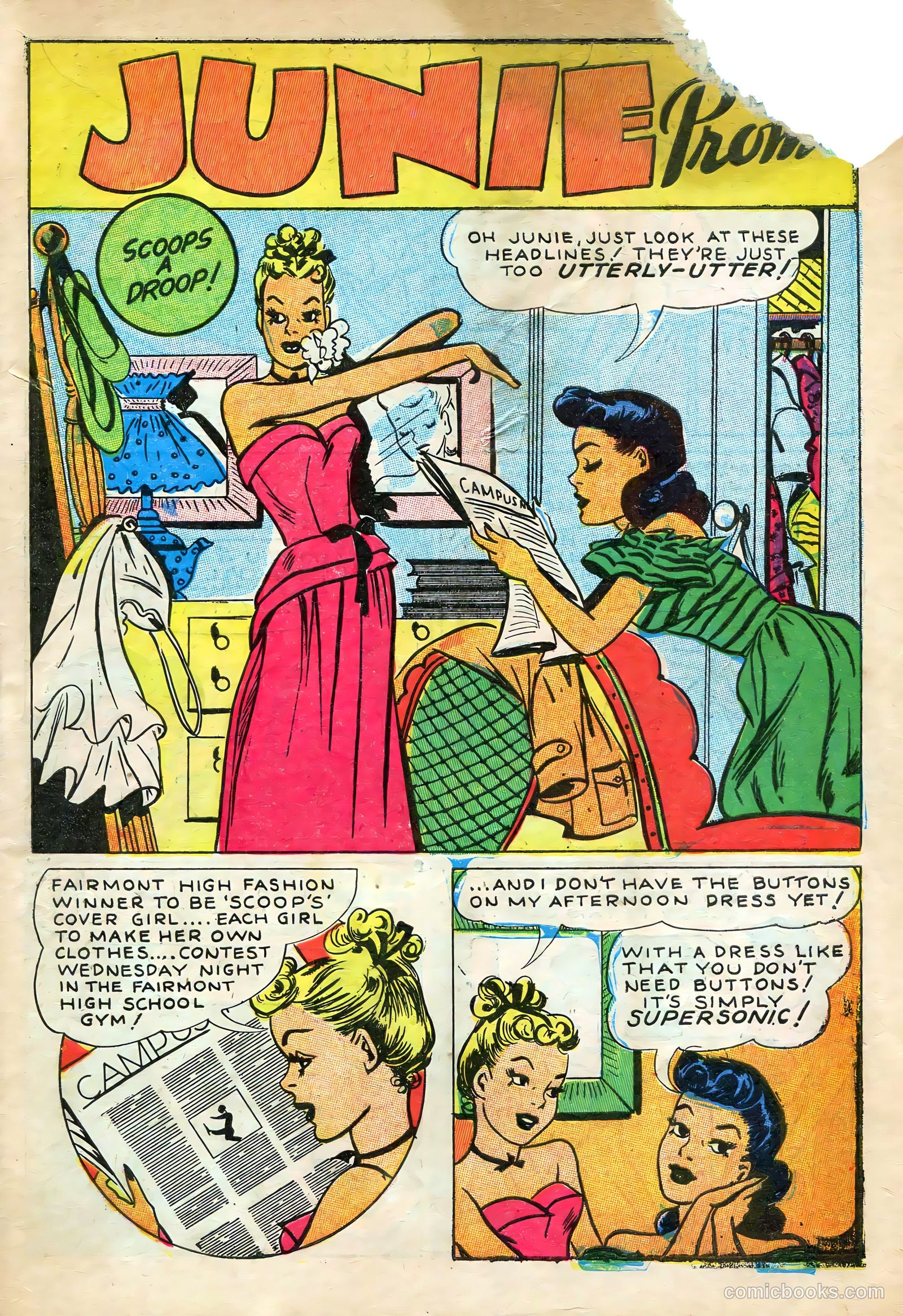 Junie Prom Comics #1 (1947) — page 3 of 52