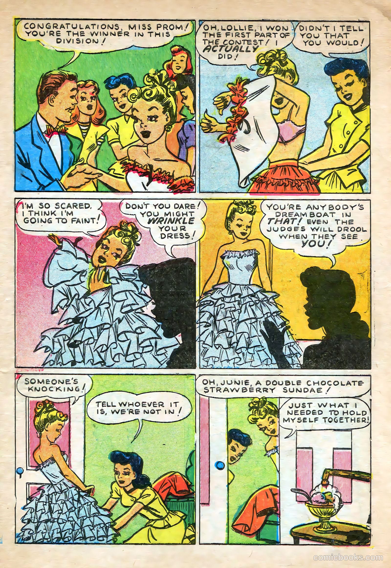 Junie Prom Comics #1 (1947) — page 7 of 52