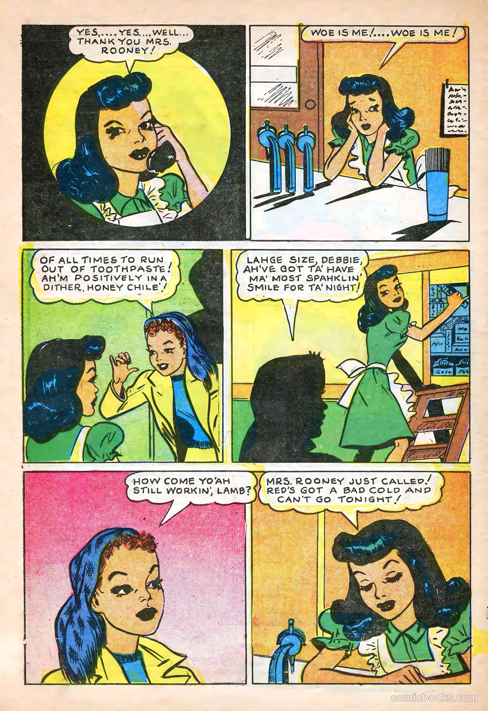 Junie Prom Comics #1 (1947) — page 38 of 52