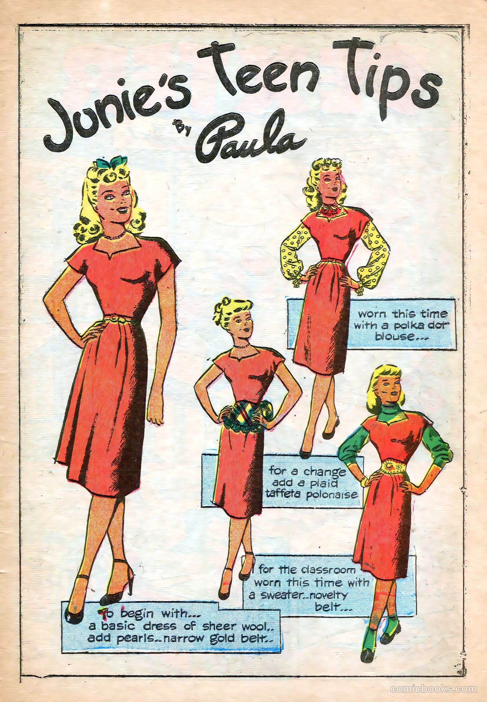 Junie Prom Comics #1 (1947) — page 43 of 52