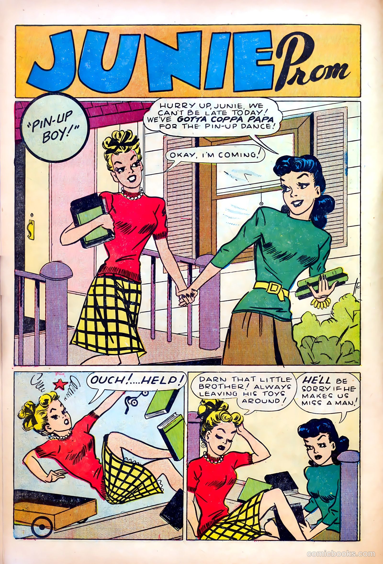 Junie Prom Comics #2 (1948) — page 12 of 36