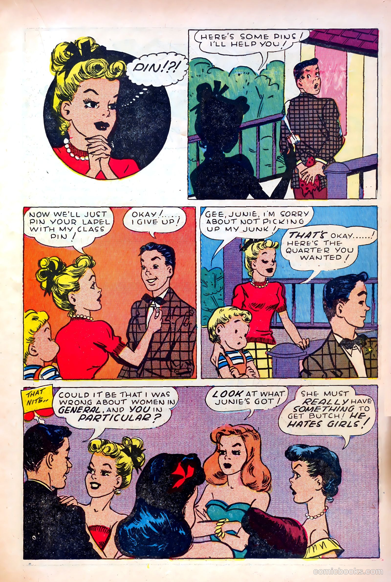 Junie Prom Comics #2 (1948) — page 17 of 36
