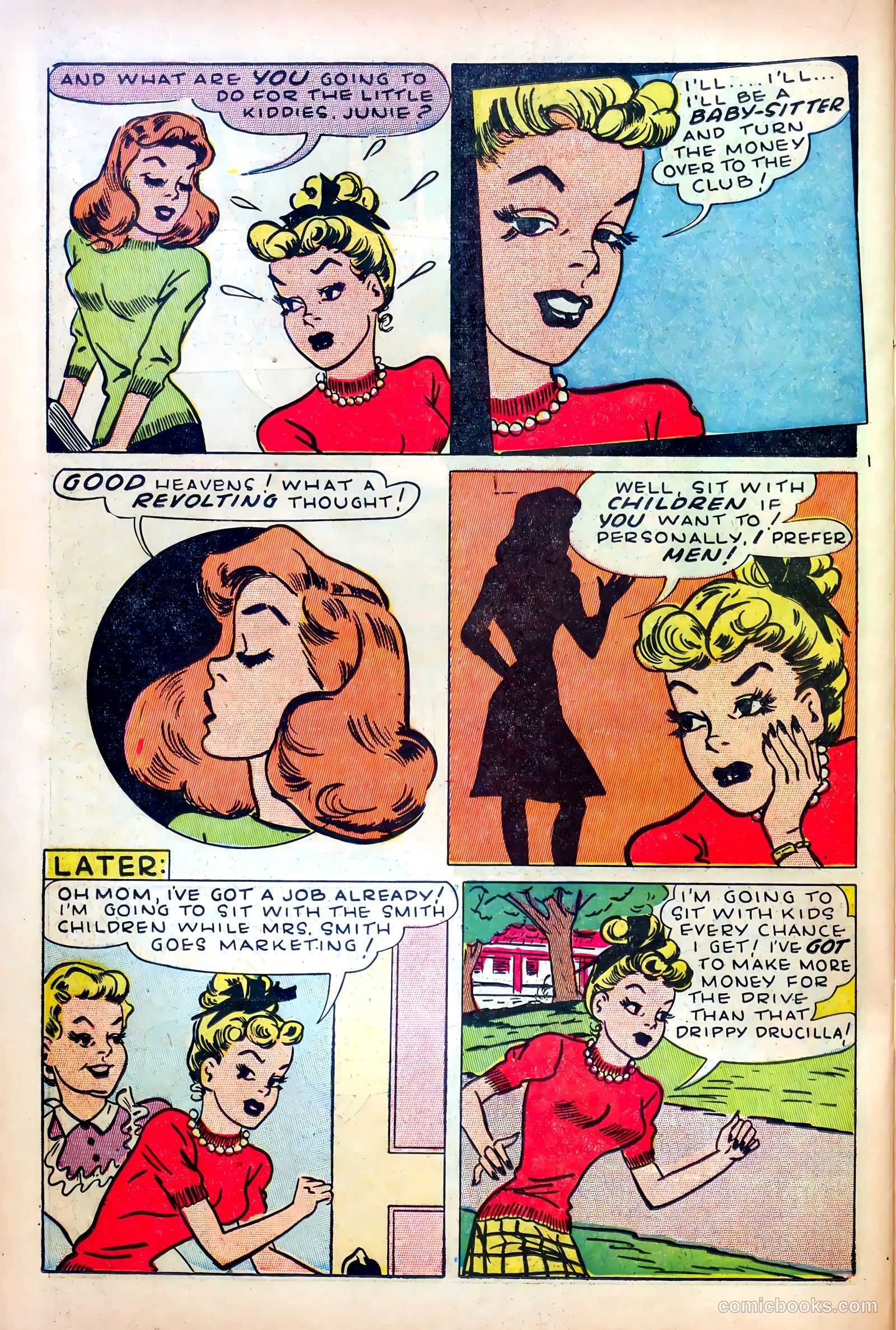 Junie Prom Comics #2 (1948) — page 22 of 36