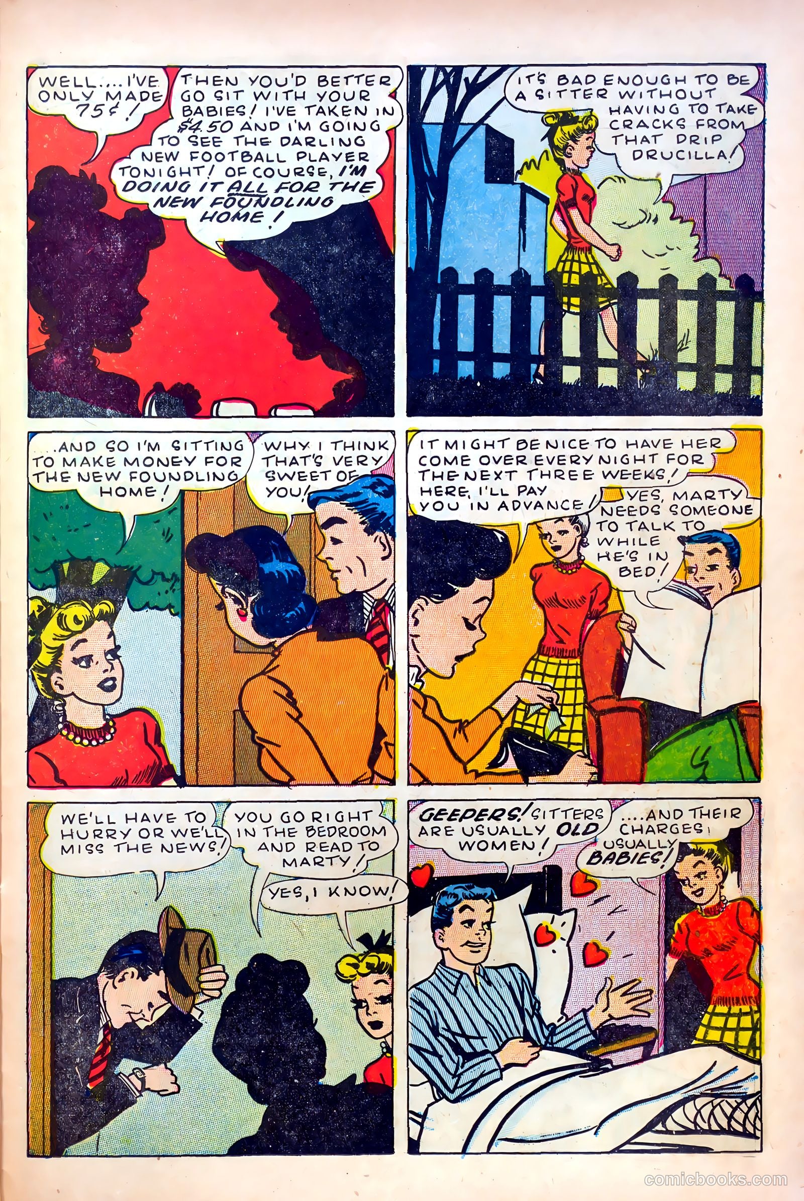 Junie Prom Comics #2 (1948) — page 25 of 36