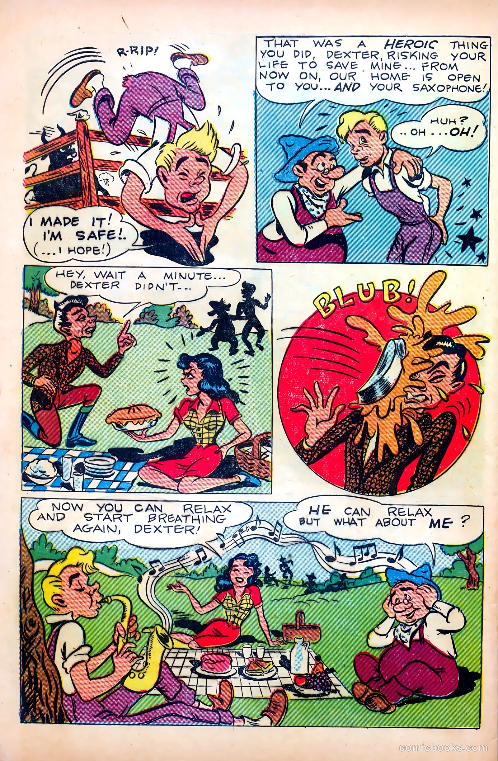 Junie Prom Comics #2 (1948) — page 34 of 36