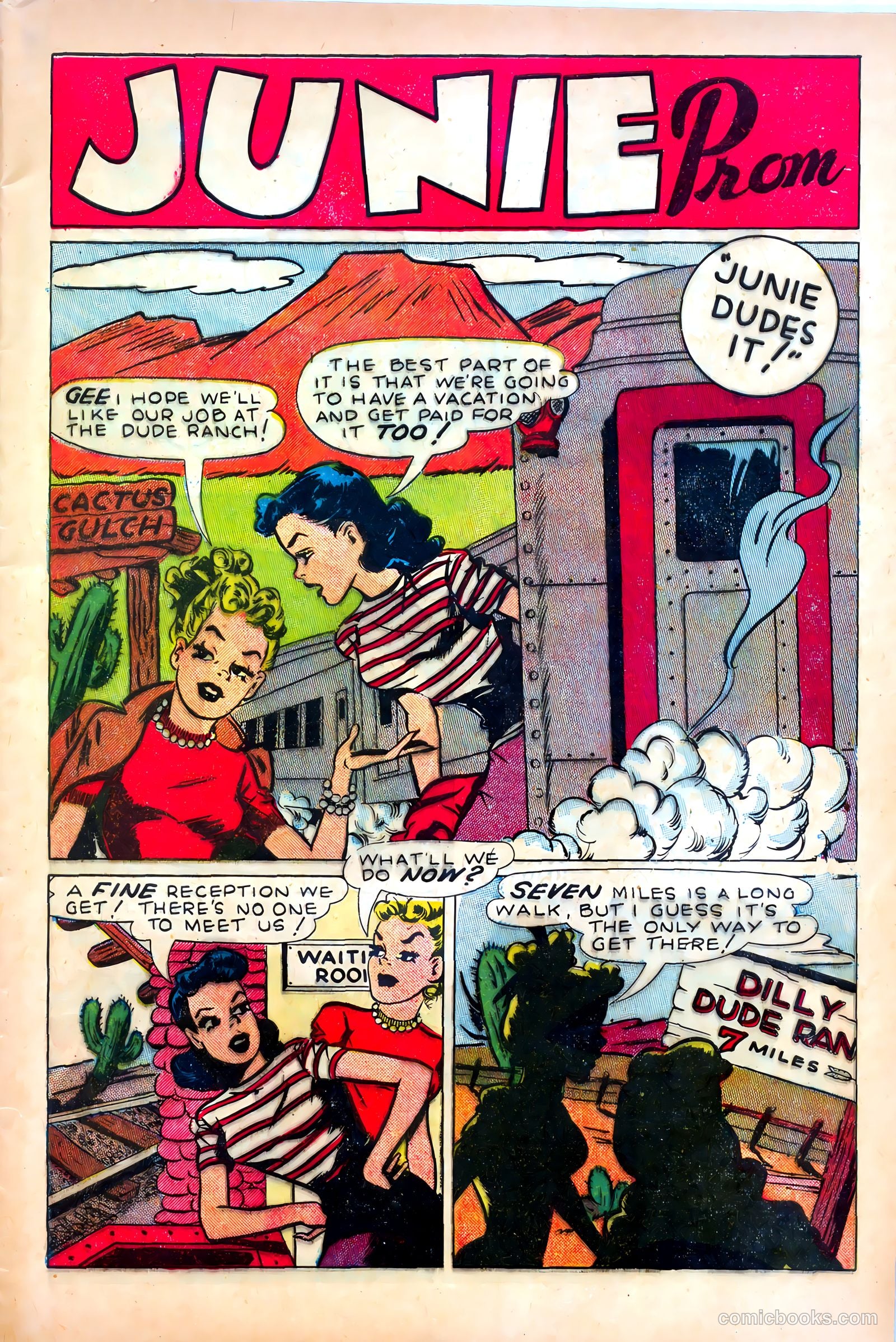 Junie Prom Comics #3 (1948) — page 3 of 36