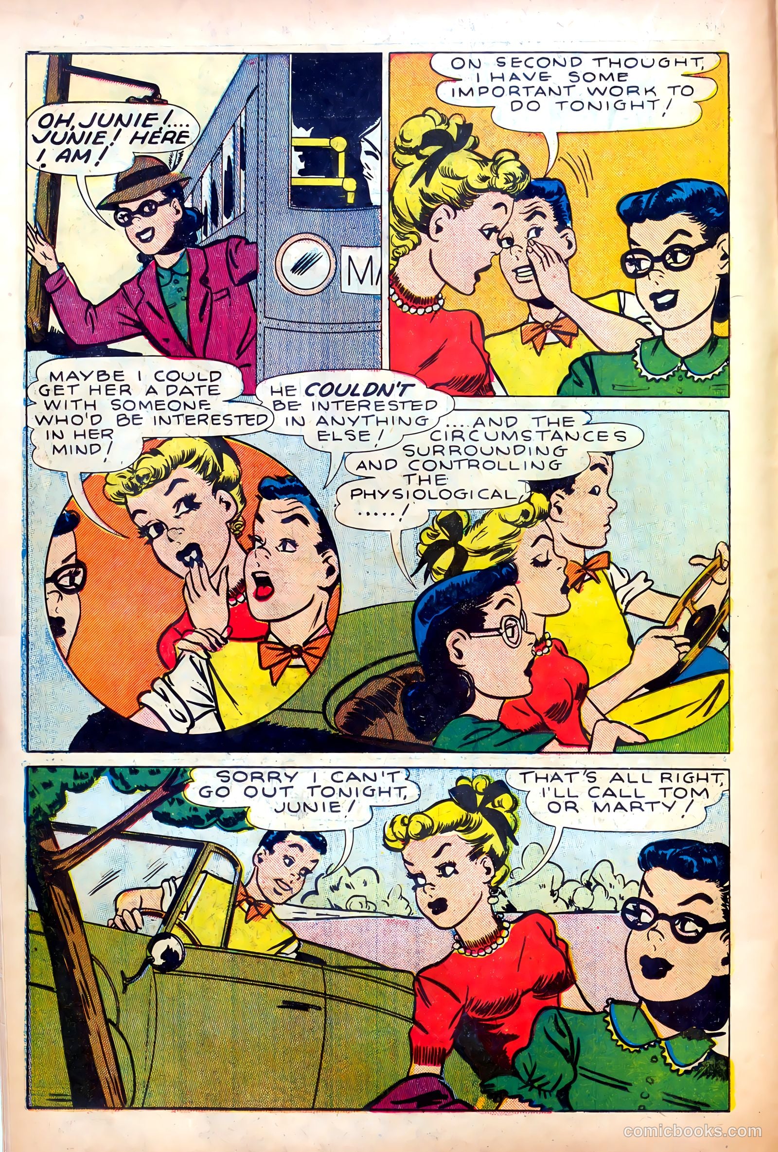 Junie Prom Comics #3 (1948) — page 12 of 36