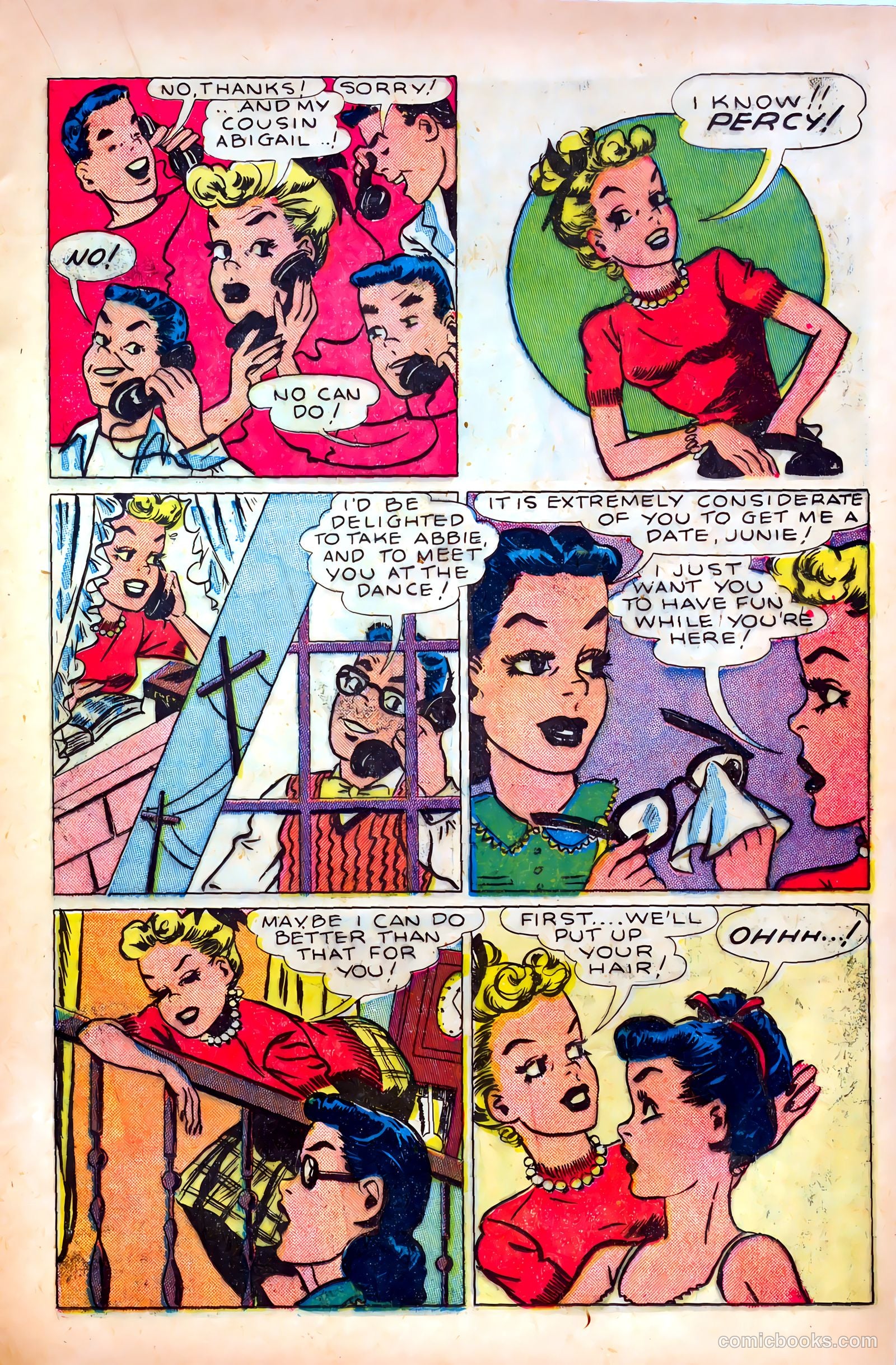 Junie Prom Comics #3 (1948) — page 13 of 36