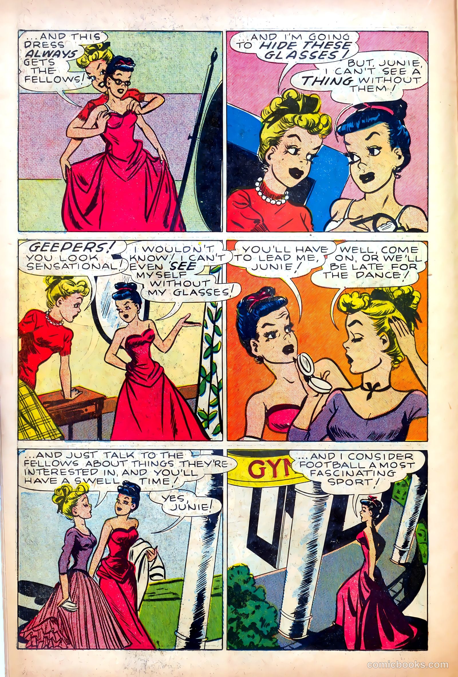 Junie Prom Comics #3 (1948) — page 14 of 36