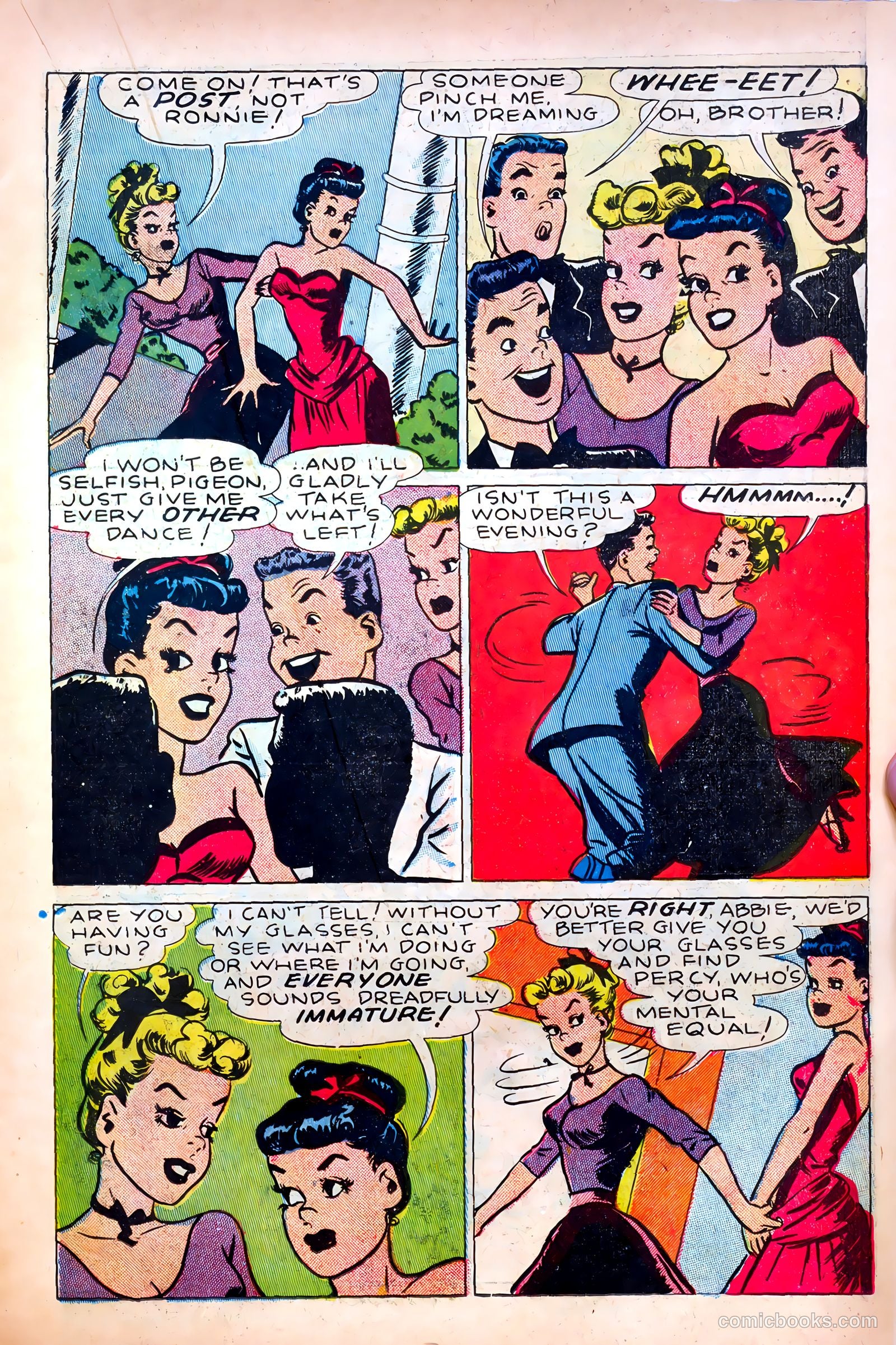 Junie Prom Comics #3 (1948) — page 15 of 36