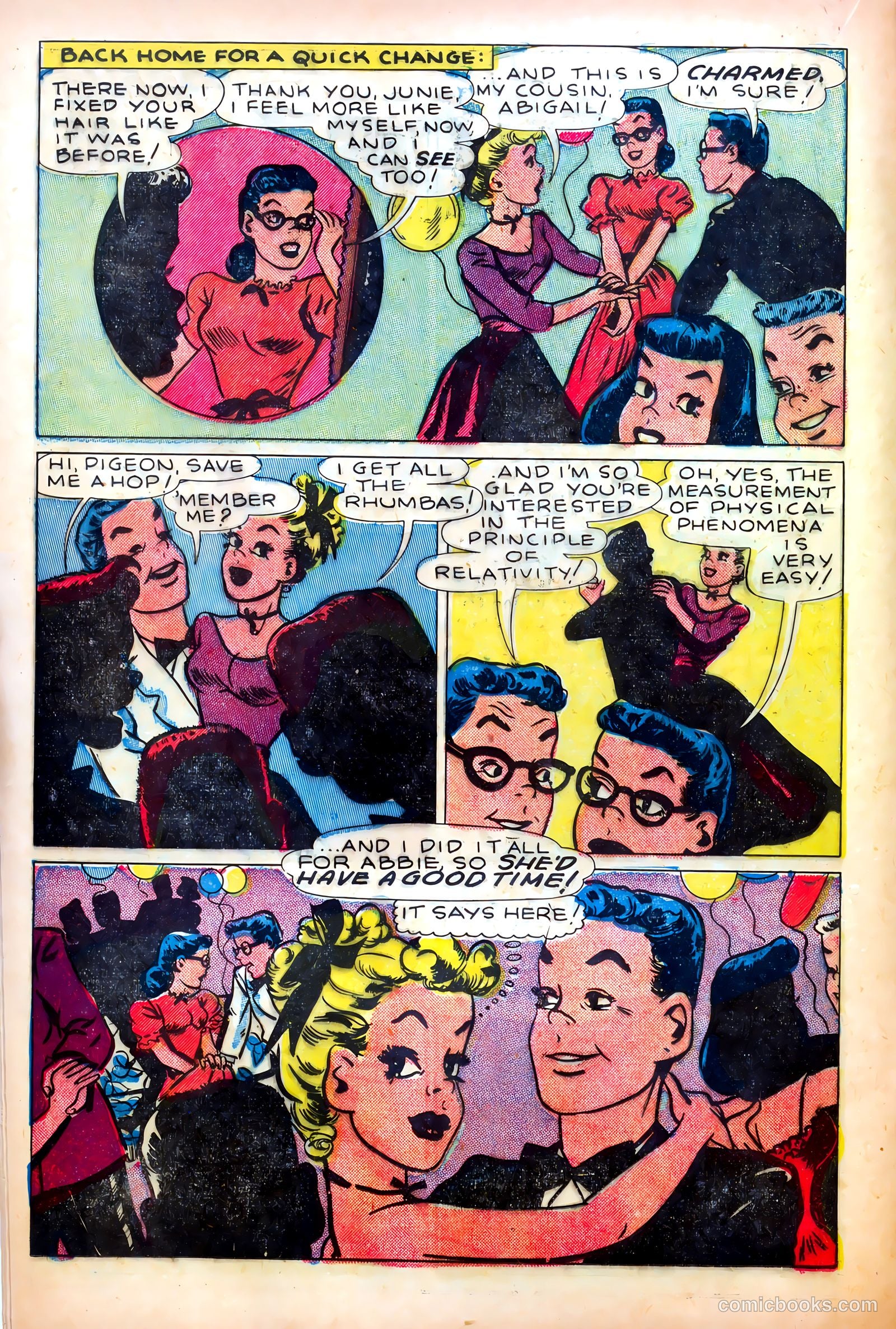 Junie Prom Comics #3 (1948) — page 16 of 36