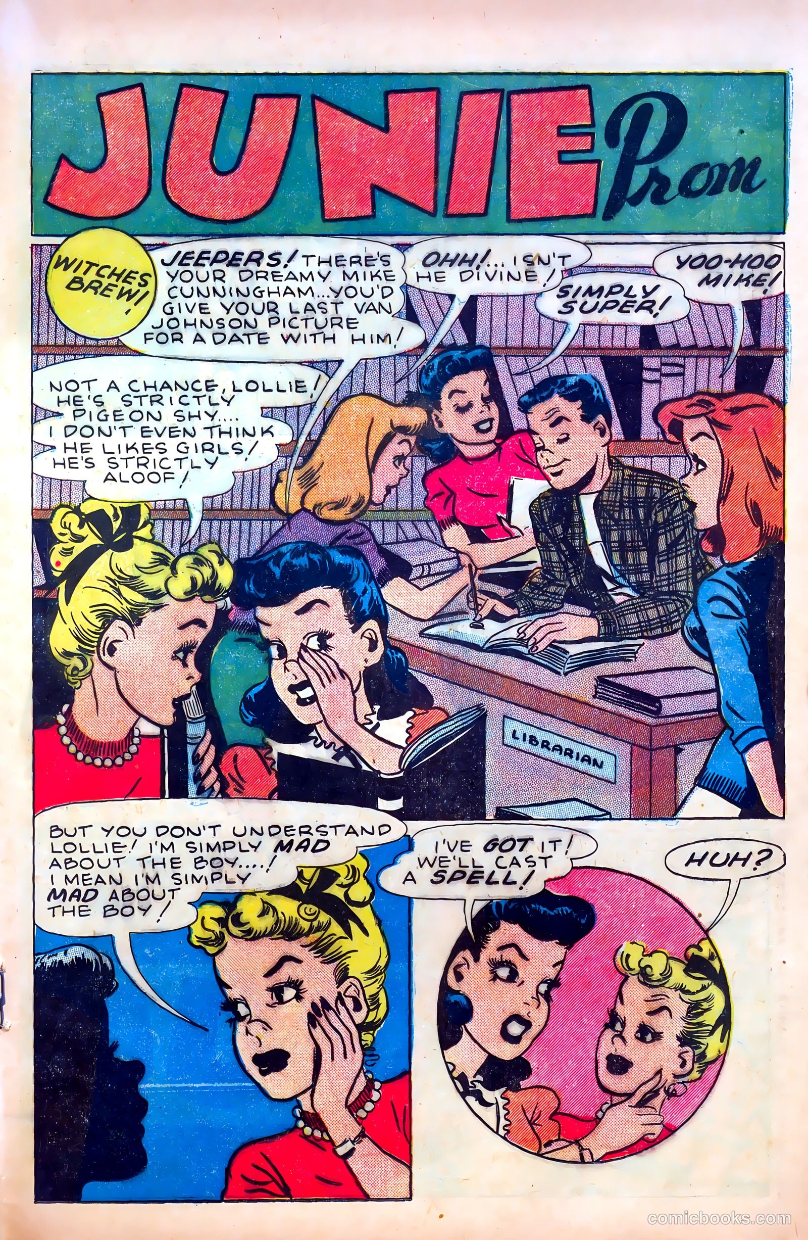 Junie Prom Comics #3 (1948) — page 19 of 36