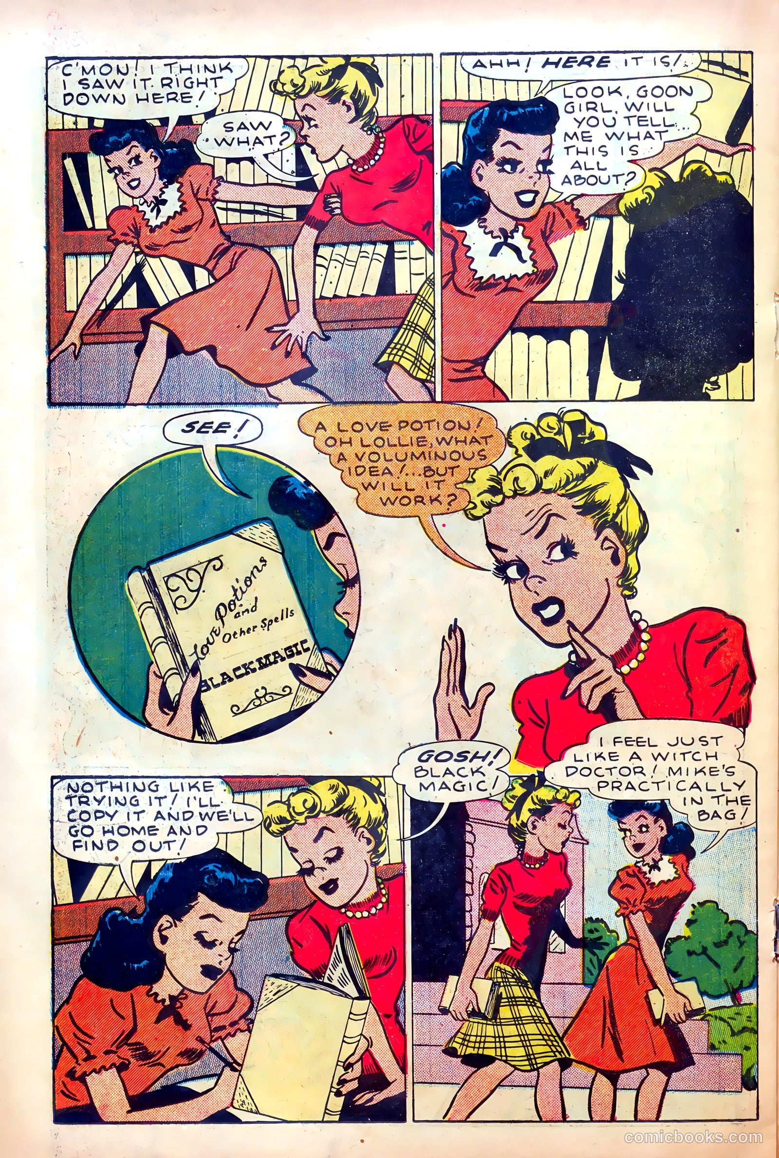 Junie Prom Comics #3 (1948) — page 20 of 36