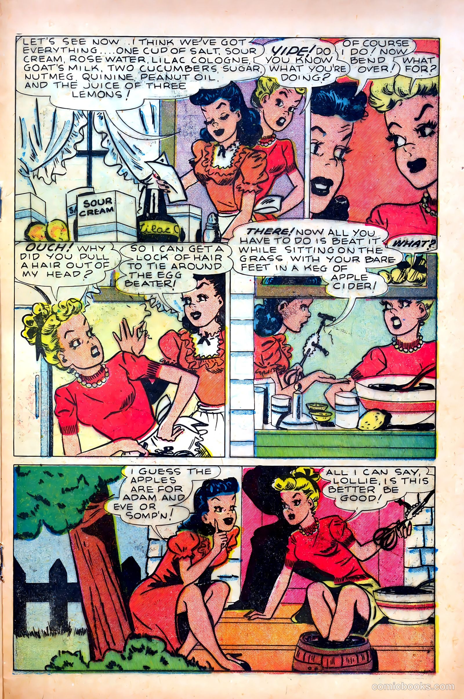 Junie Prom Comics #3 (1948) — page 21 of 36