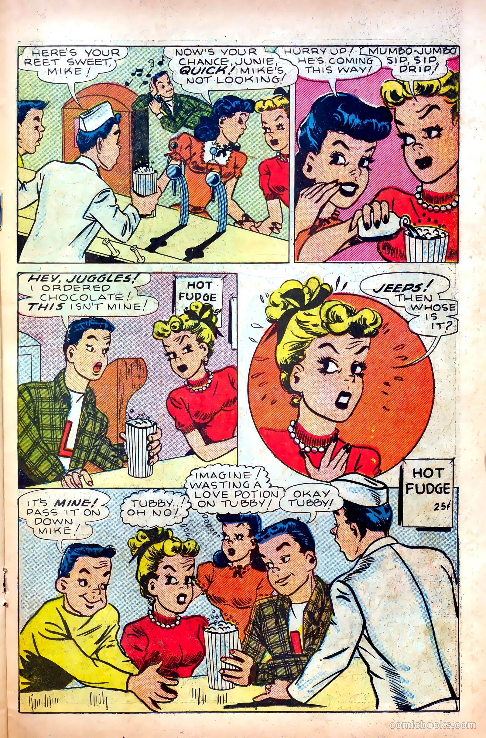 Junie Prom Comics #3 (1948) — page 23 of 36