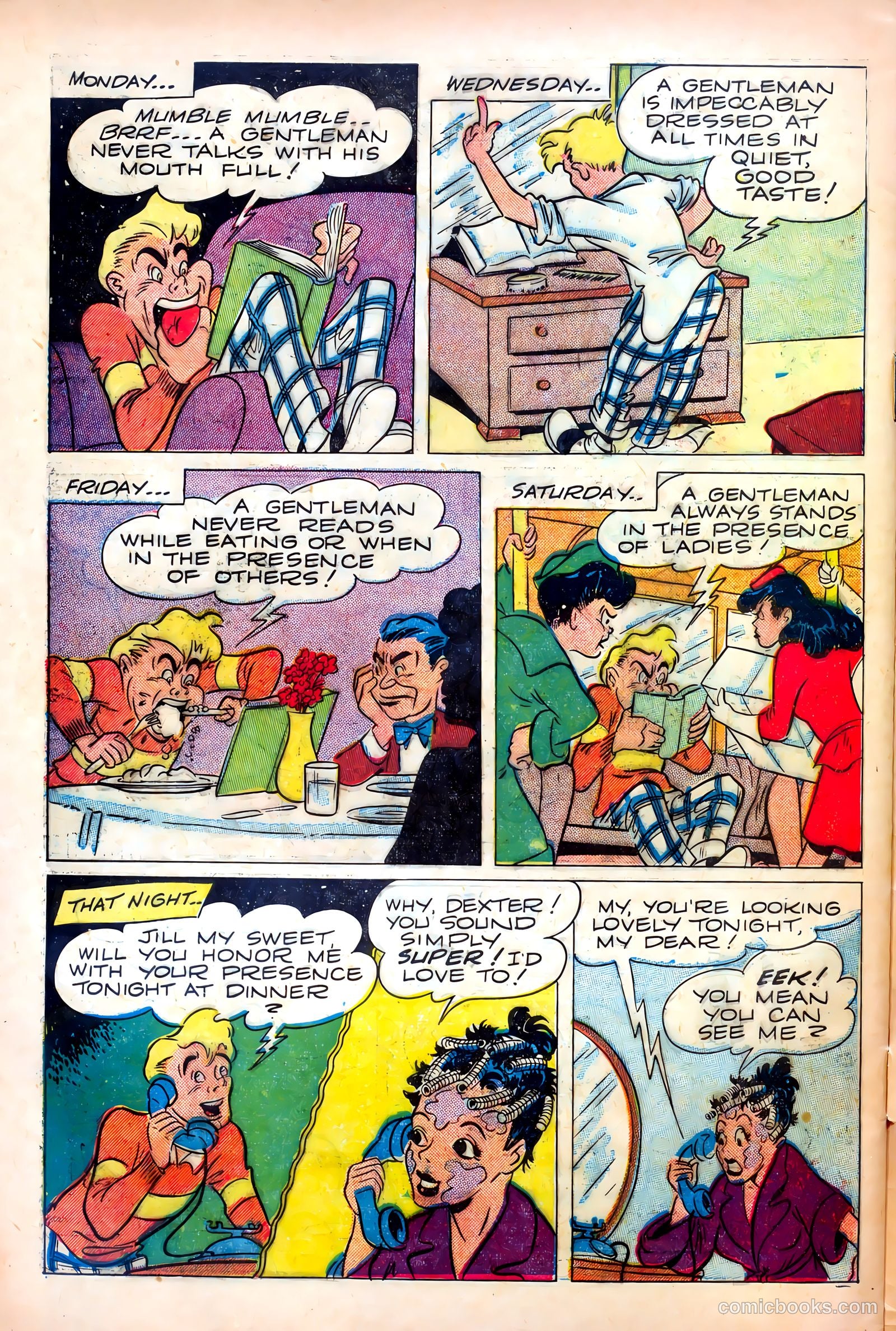 Junie Prom Comics #3 (1948) — page 32 of 36