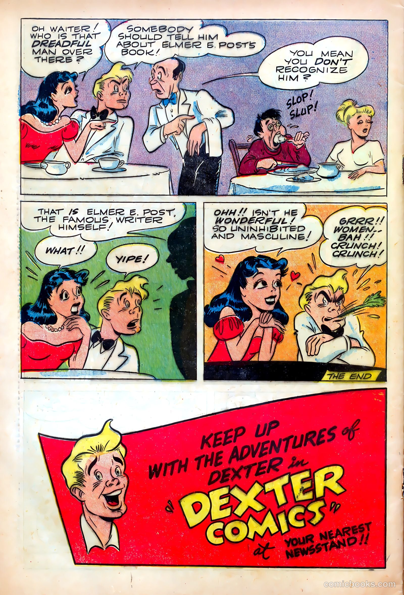 Junie Prom Comics #3 (1948) — page 34 of 36