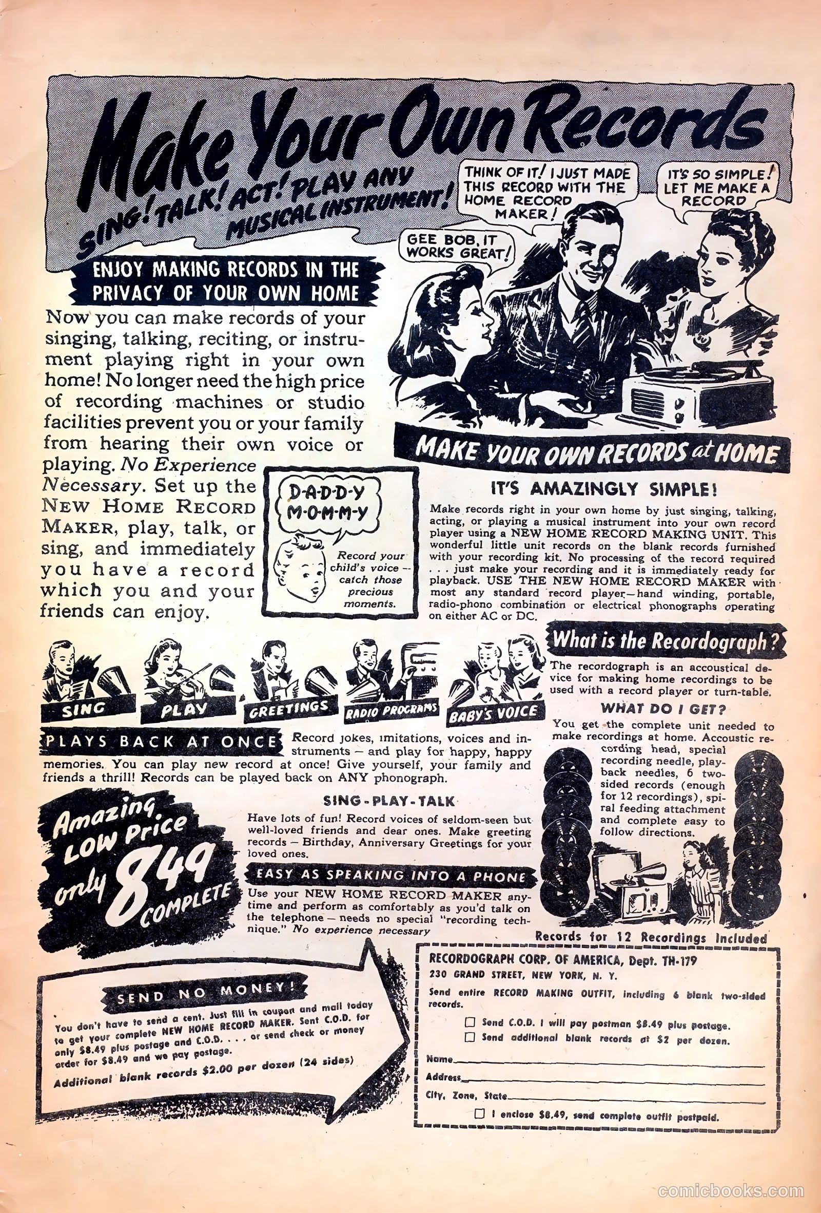 Junie Prom Comics #3 (1948) — page 35 of 36