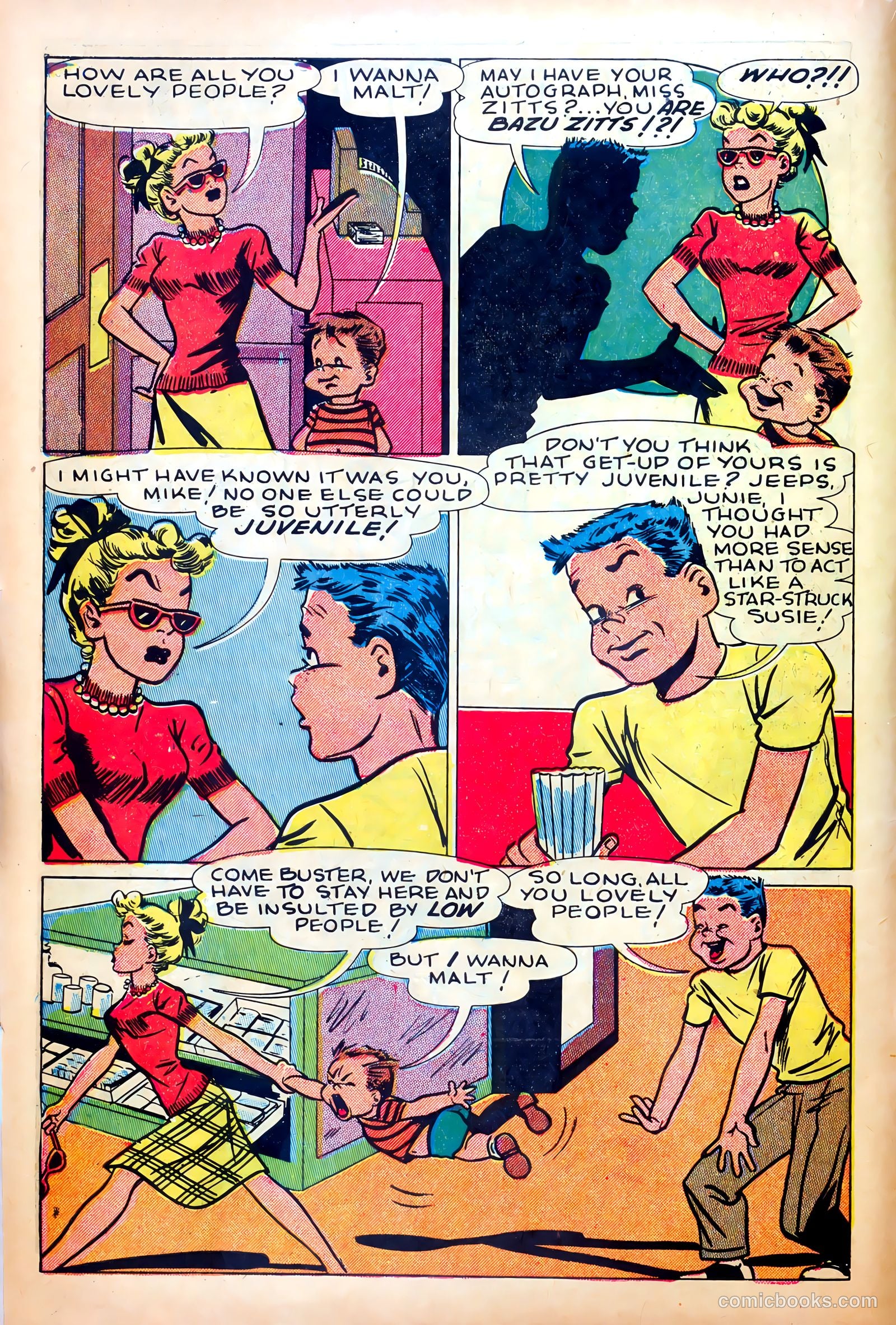 Junie Prom Comics #4 (1948) — page 4 of 36
