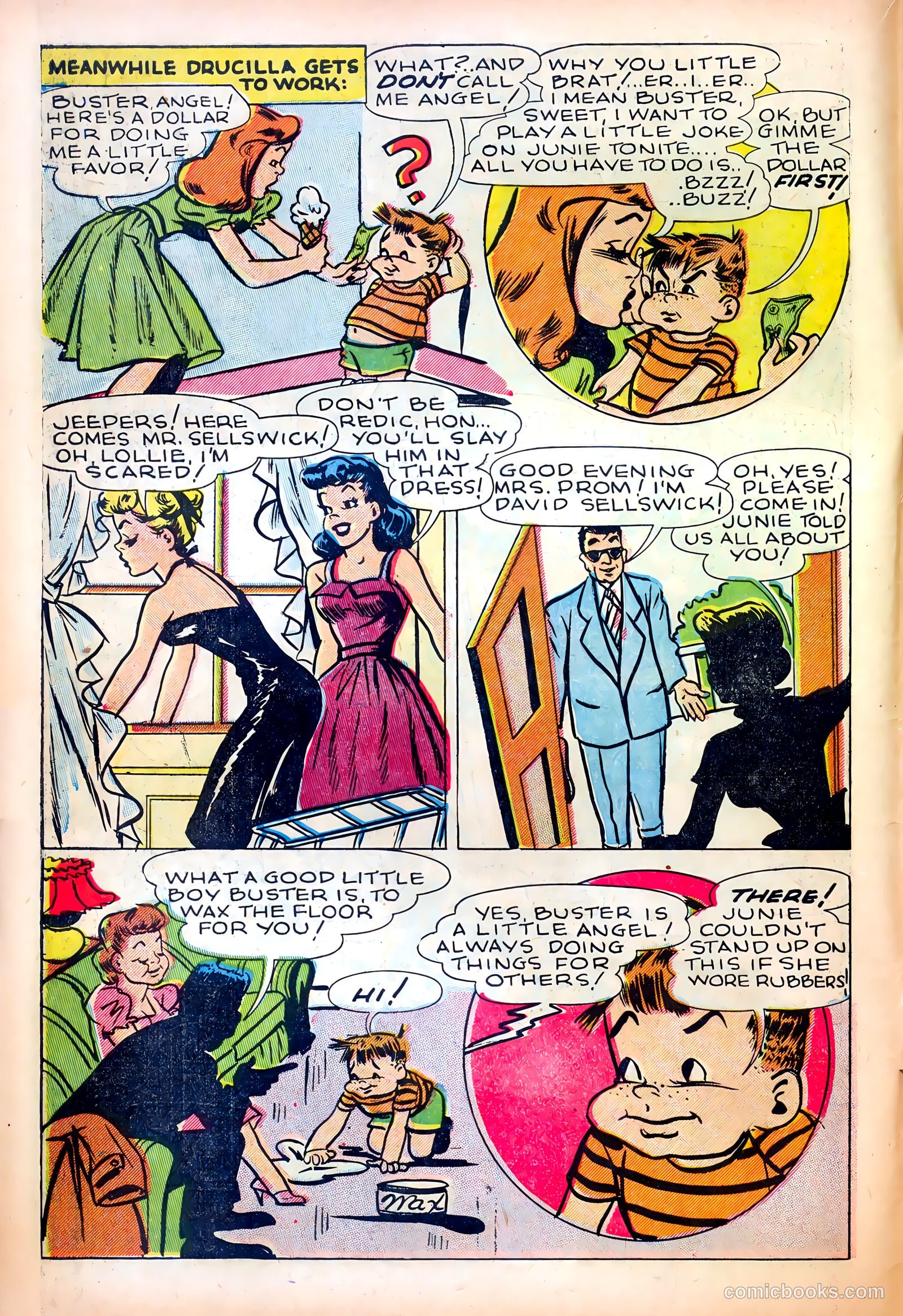 Junie Prom Comics #4 (1948) — page 6 of 36