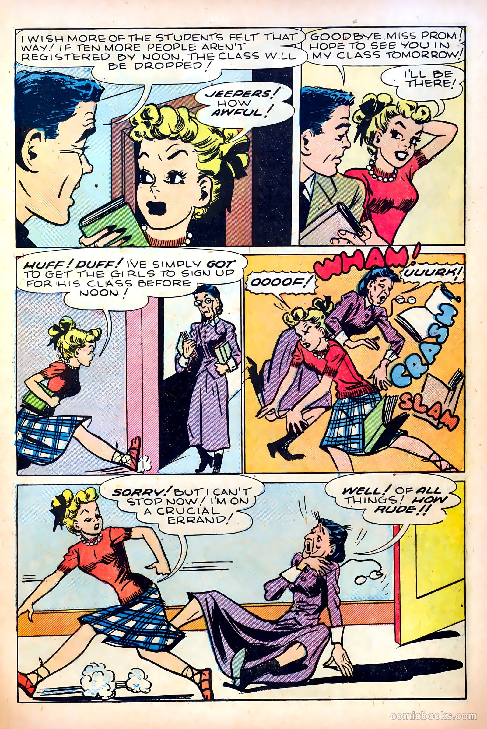 Junie Prom Comics #4 (1948) — page 13 of 36