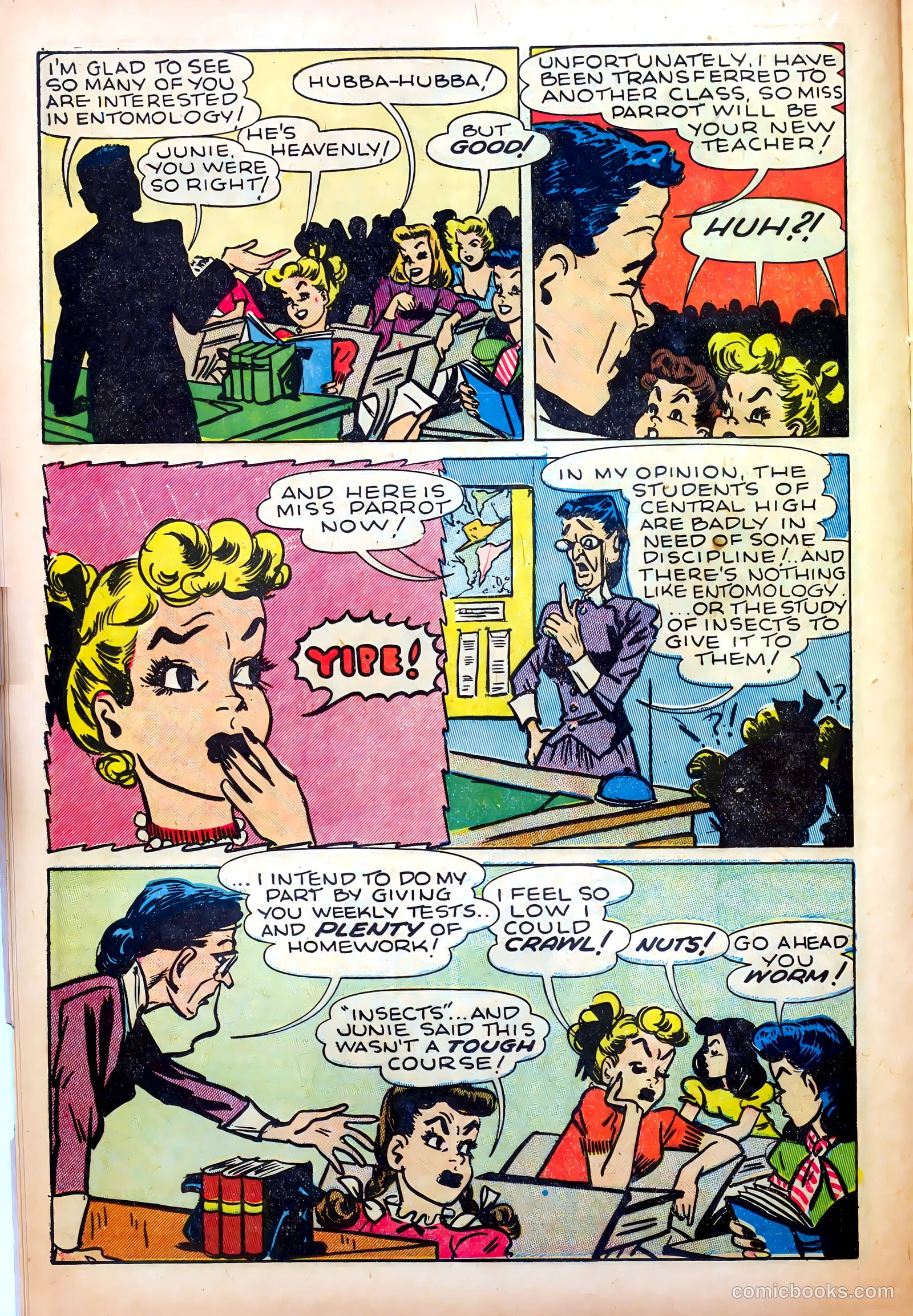 Junie Prom Comics #4 (1948) — page 16 of 36