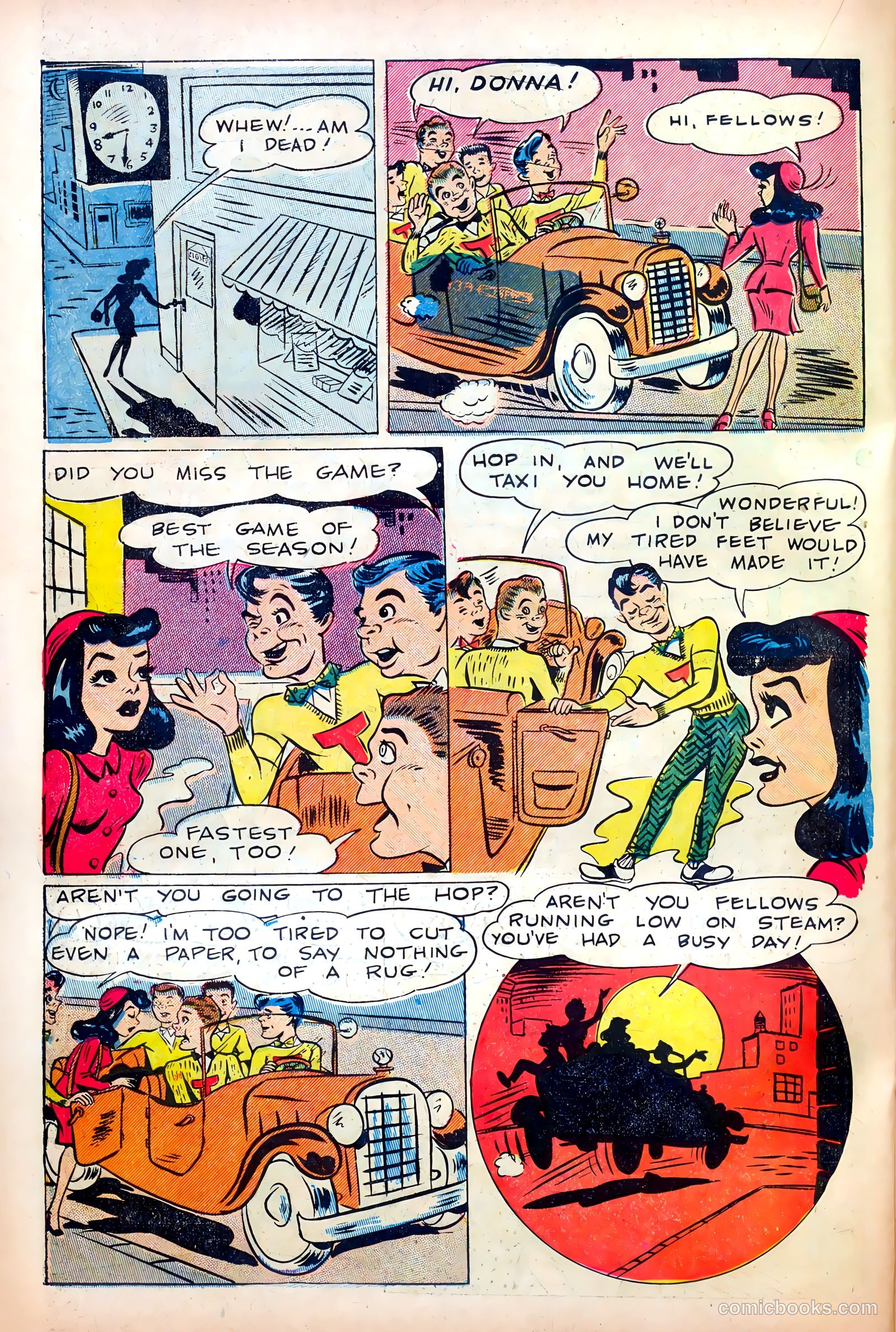 Junie Prom Comics #4 (1948) — page 22 of 36