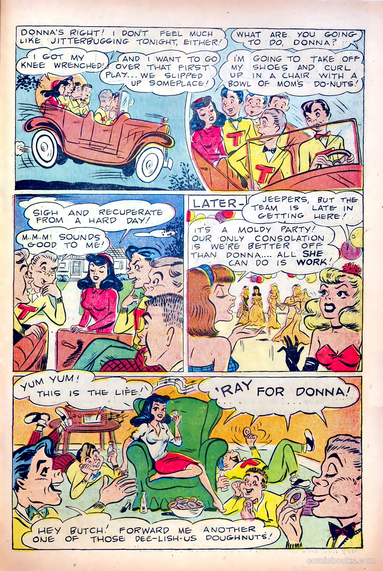 Junie Prom Comics #4 (1948) — page 23 of 36
