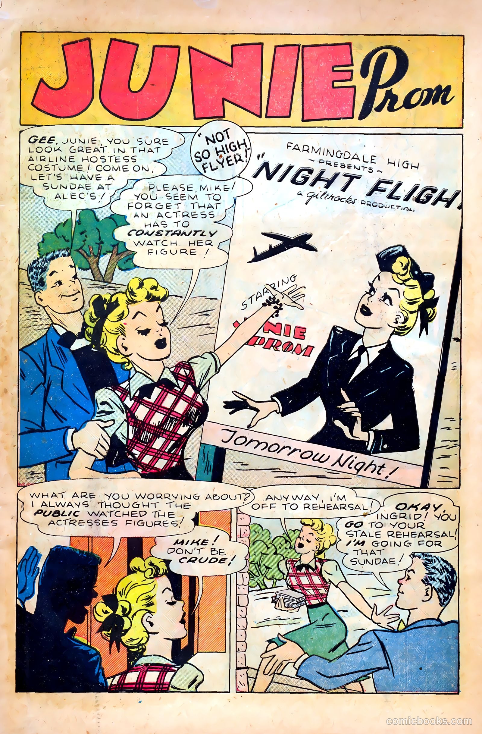 Junie Prom Comics #5 (1949) — page 3 of 36