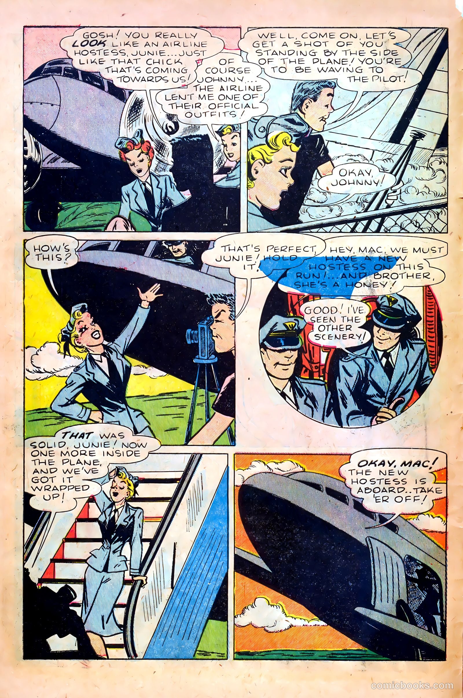 Junie Prom Comics #5 (1949) — page 6 of 36