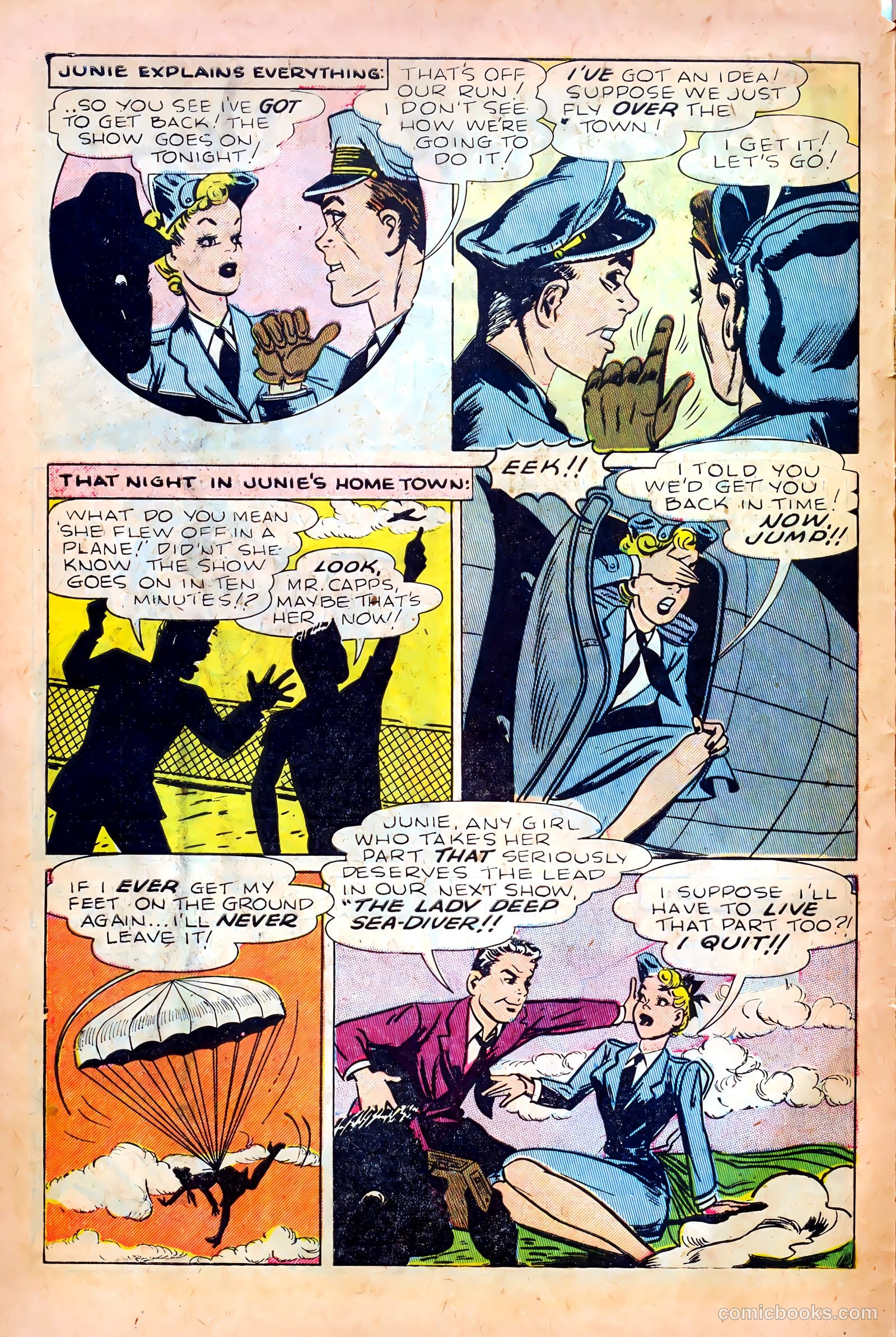 Junie Prom Comics #5 (1949) — page 10 of 36