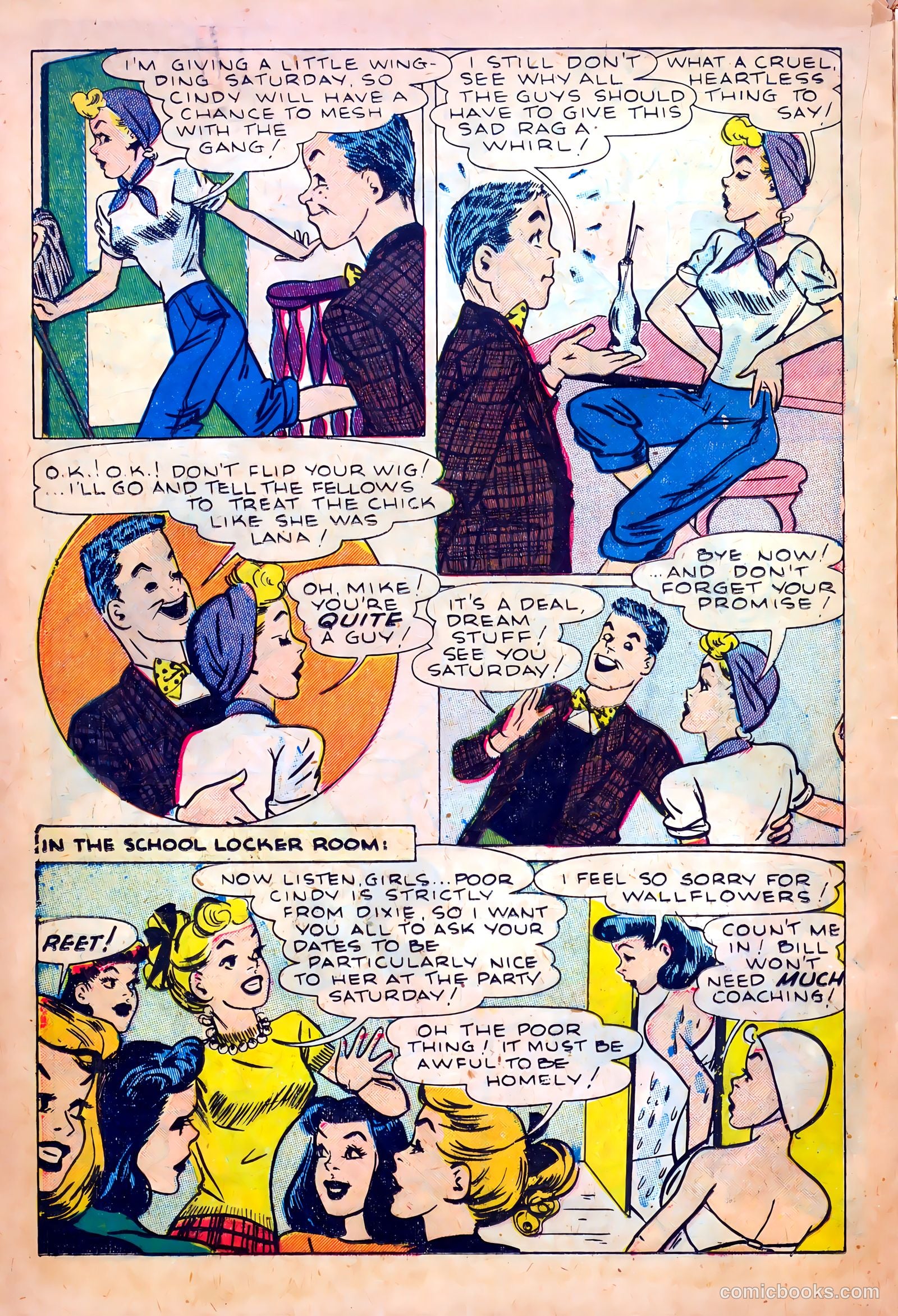 Junie Prom Comics #5 (1949) — page 16 of 36
