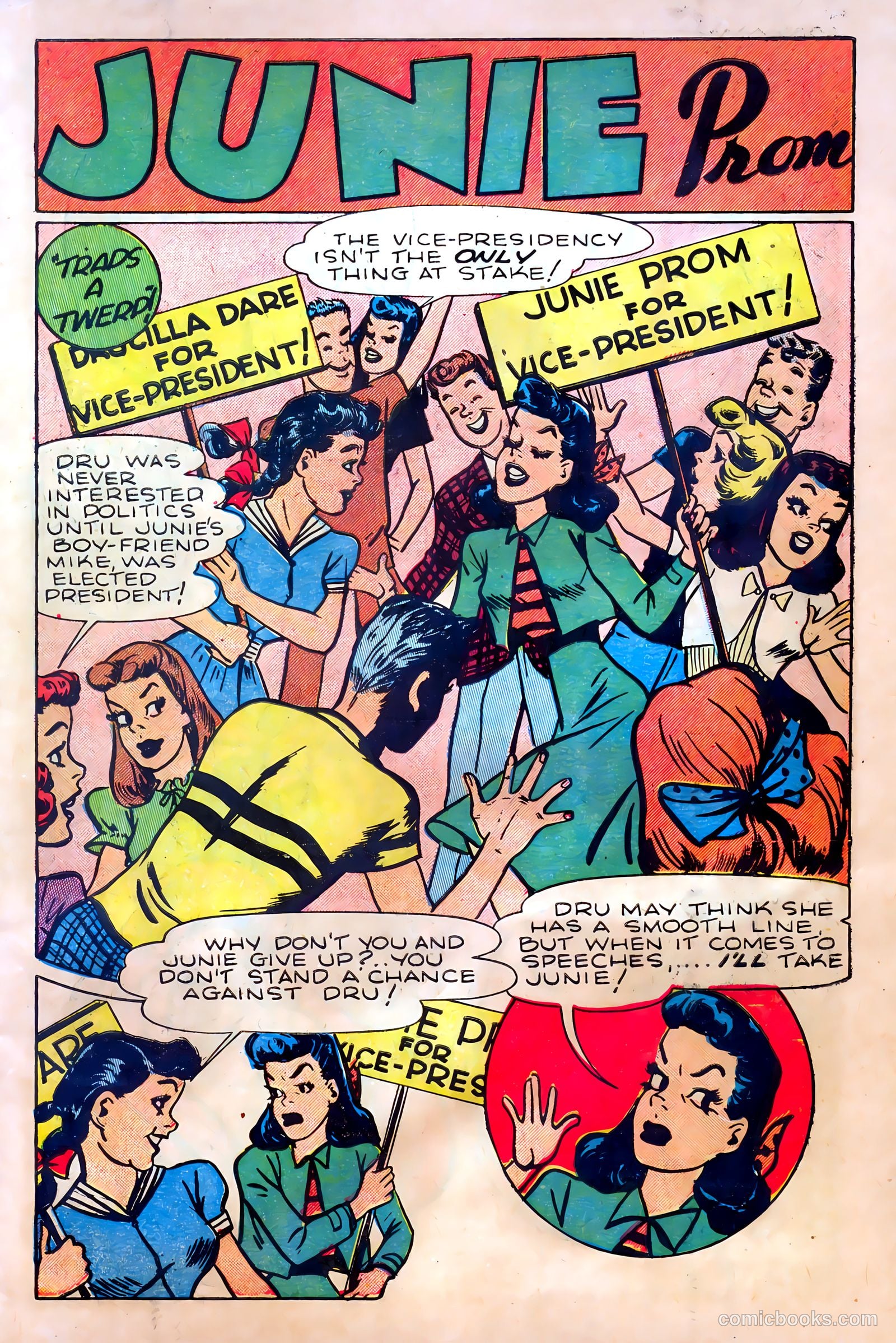 Junie Prom Comics #6 (1949) — page 3 of 36